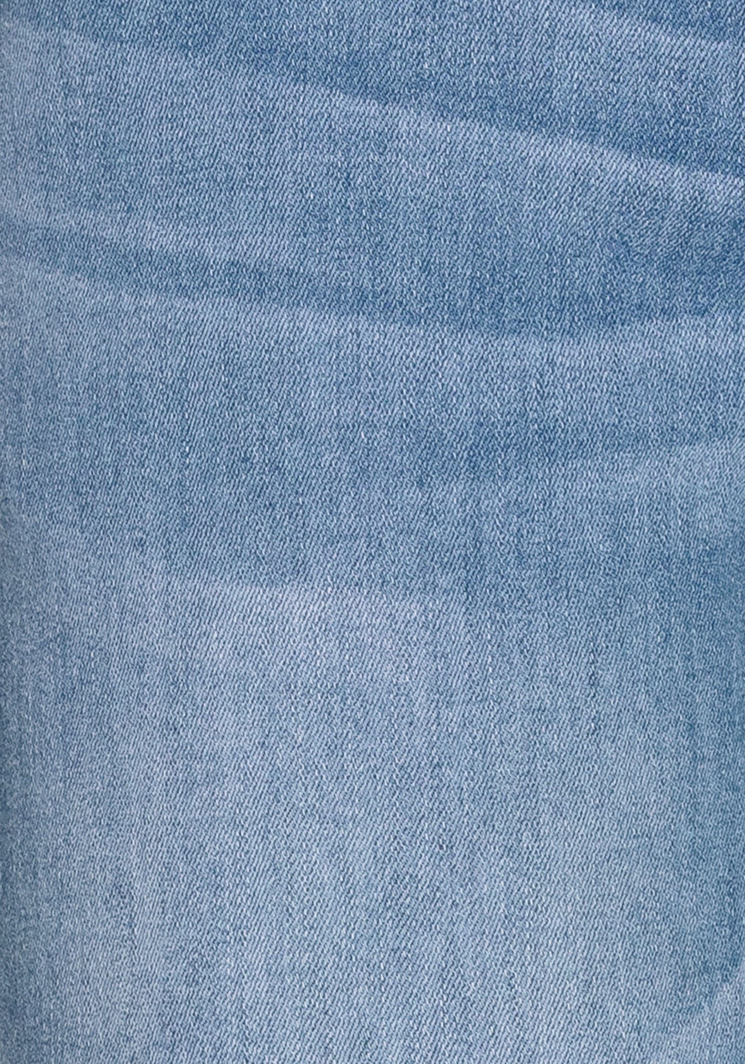 H.I.S Ozon 5-Pocket-Jeans Wash ariaMS Produktion wassersparende ökologische, durch
