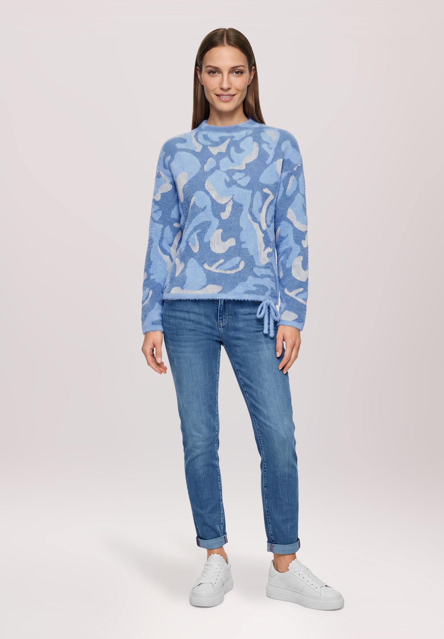 Betty Barclay Strickpullover Damen mit Jacquard (1-tlg)
