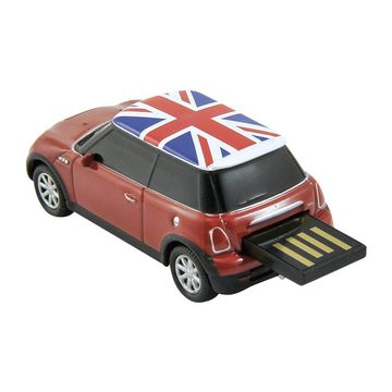 GENIE Mini Cooper USB-Stick (32GB, Flash Drive, Speicherstick, Speicher, Modellauto, rot)