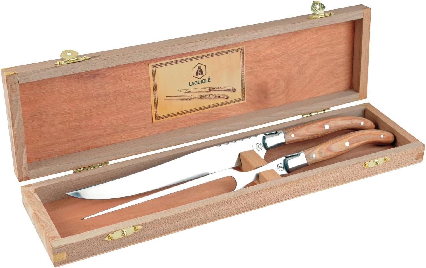 LAGUIOLE Столові прибори для стейку 1x LAGUIOLE - Столові прибори для стейку in Holzbox