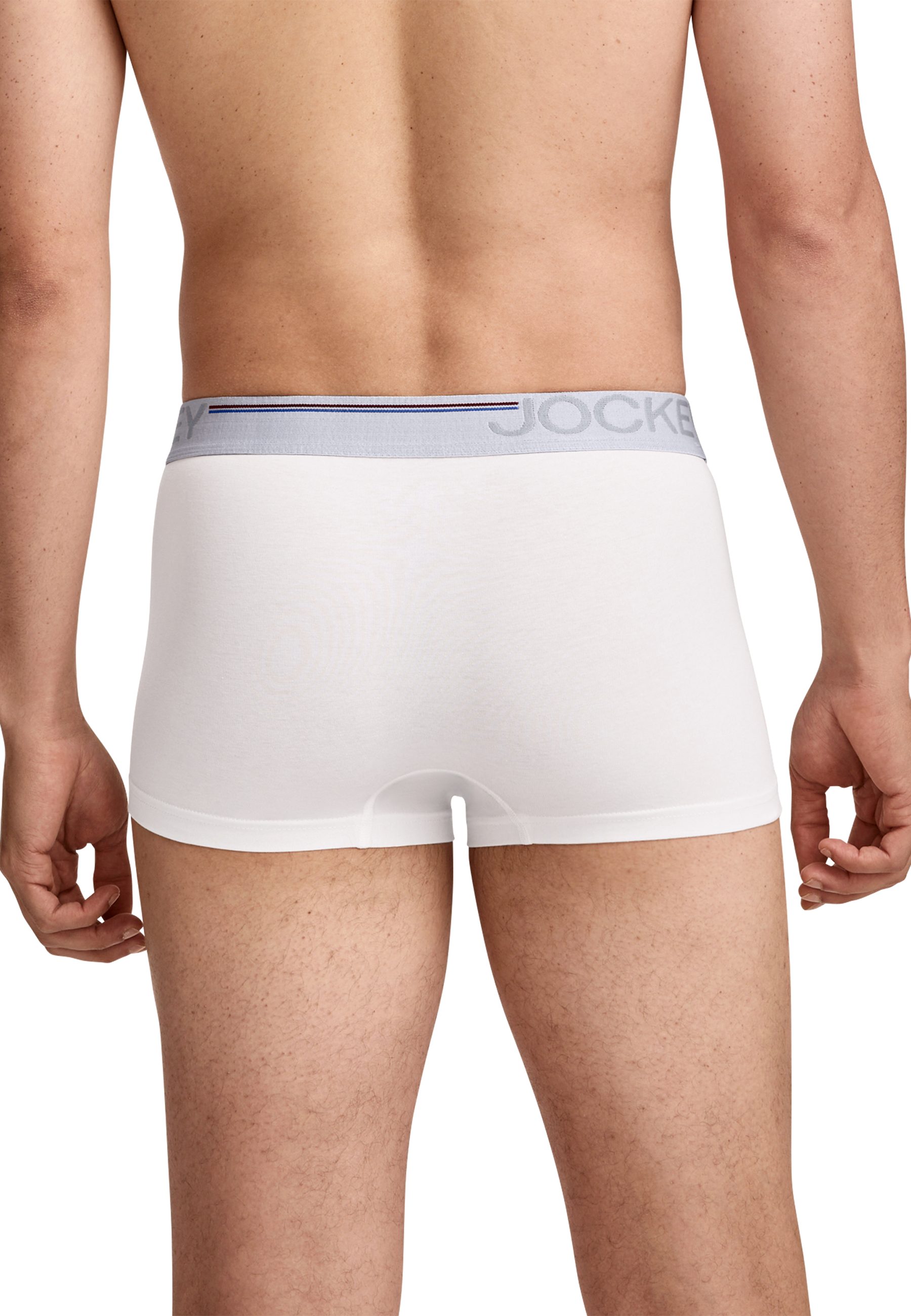 Jockey Trunk Cotton Stretch (3er Pack) atmungsaktiv, passgenau mit Stretchanteil