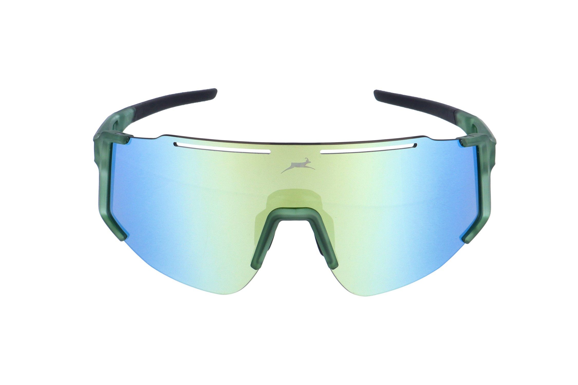 Gamswild Monoscheibensonnenbrille UV400 Sonnenbrille Skibrille Fahrradbrille eng anliegend Sportbrille WS5844 Damen, Herren, beere, grün, grau