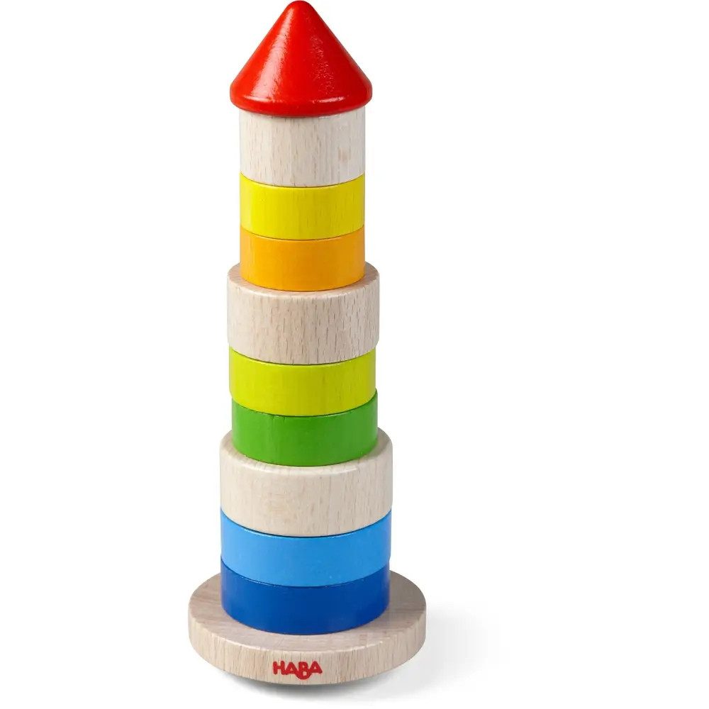 Haba Steckspielzeug HABA Stapelspiel Wackelturm