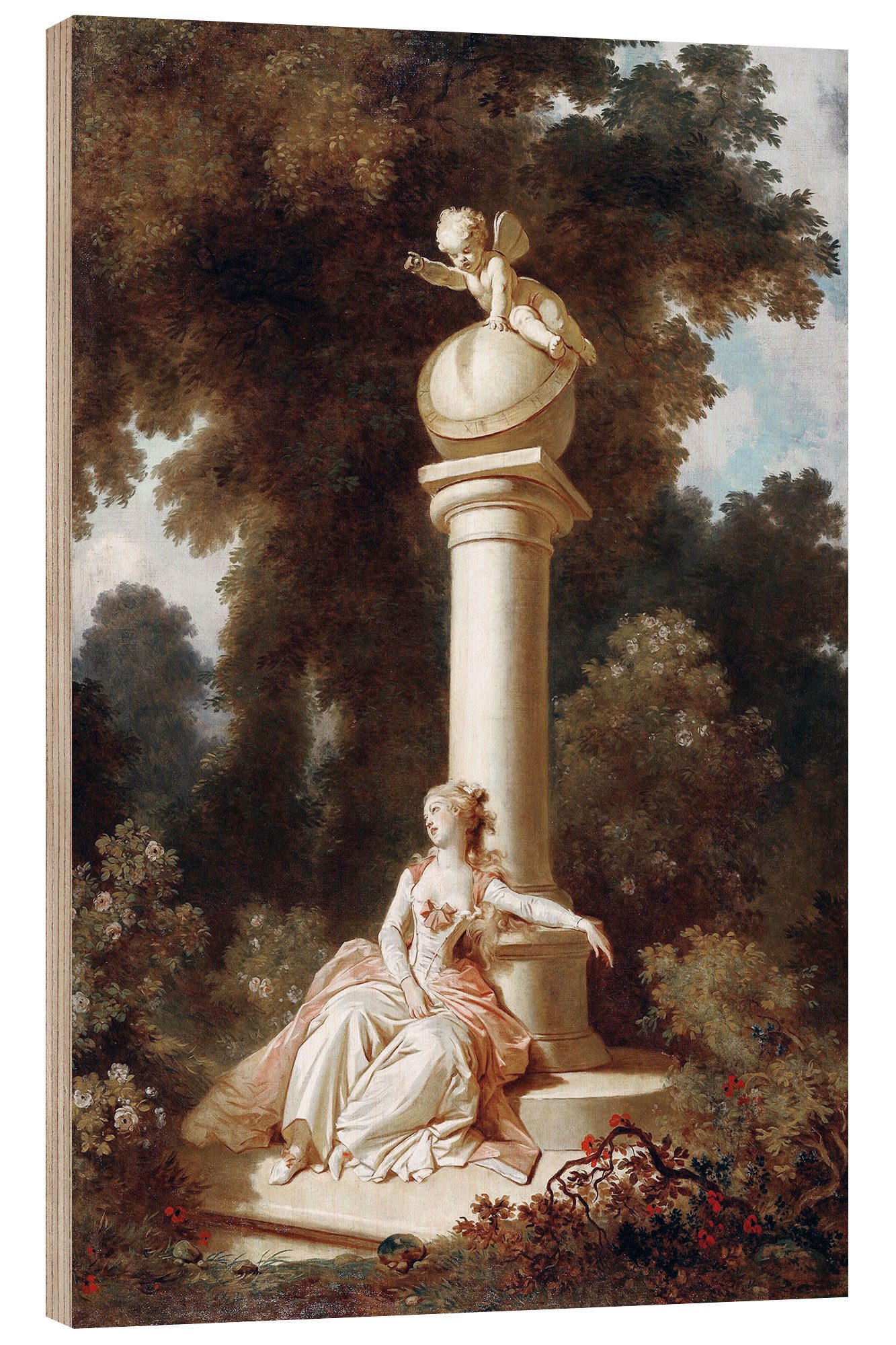 Posterlounge Wandbild Reverie, Jean-Honoré Fragonard, erhältlich als Poster, Leinwandbild, Wandsticker oder Acrylglasbild