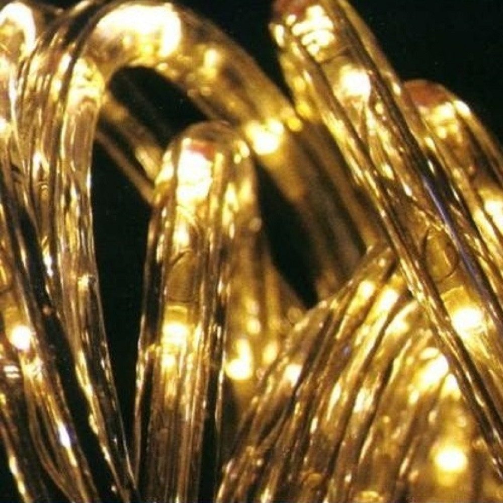 Lealight LED-Lichterschlauch JNLF48 LED Lichtschlauch 4m 80 warmweiss 8 blinkende kaltweiss