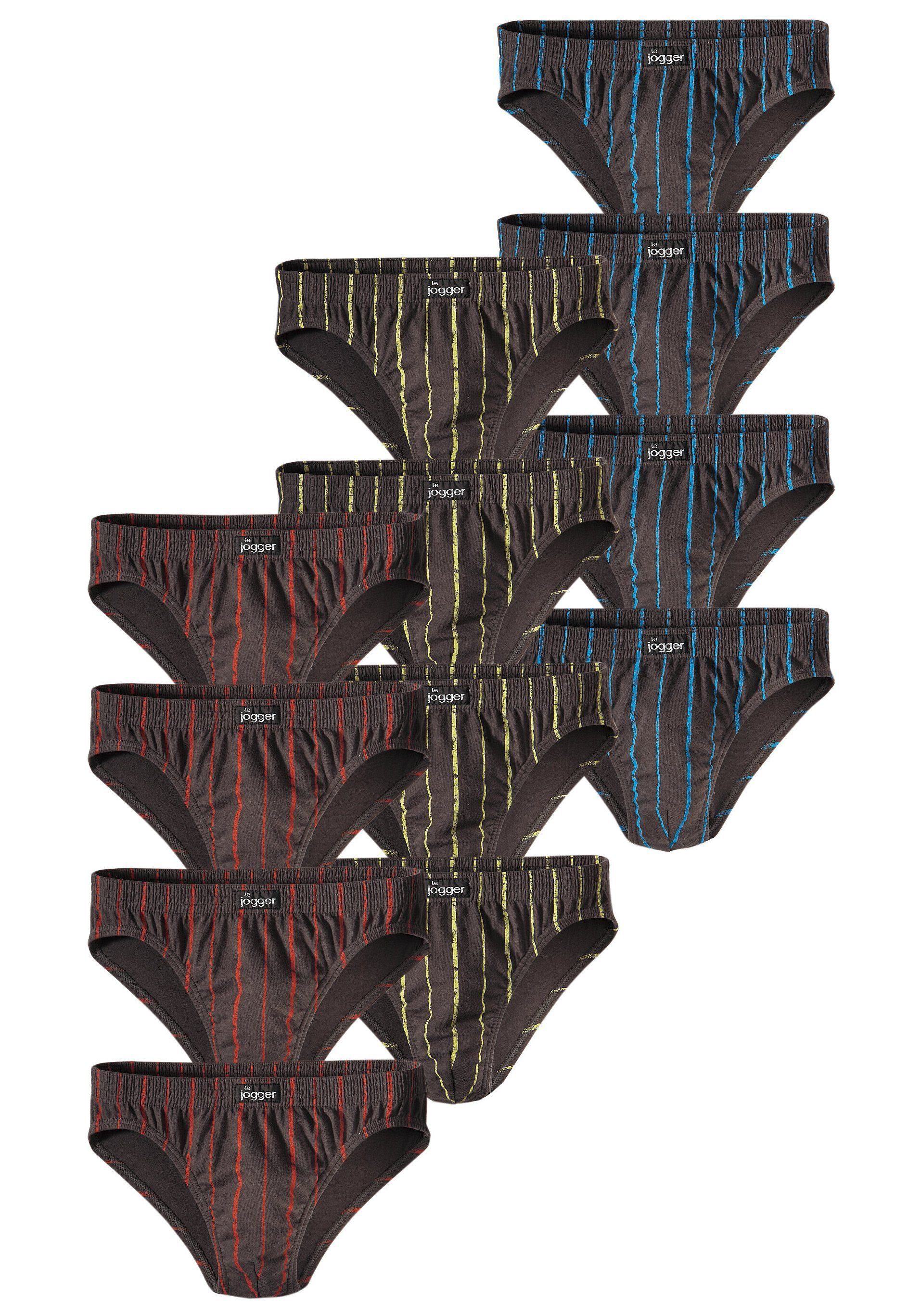 le jogger® Slip (Packung, 12-St) sportive Slips im Sparpack günstig online kaufen