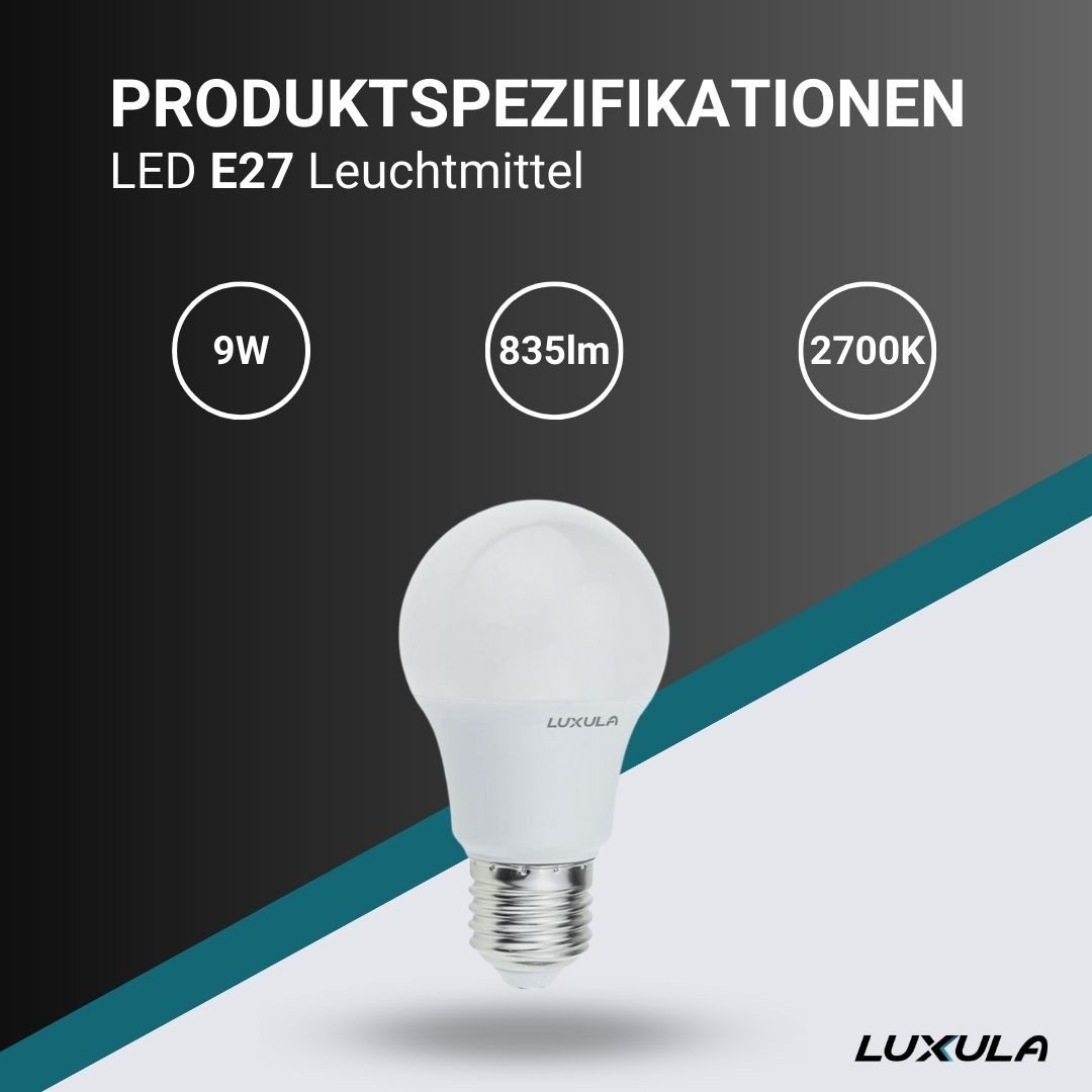 LUXULA LED-Leuchtmittel LUXULA LED-Leuchtmittel E27