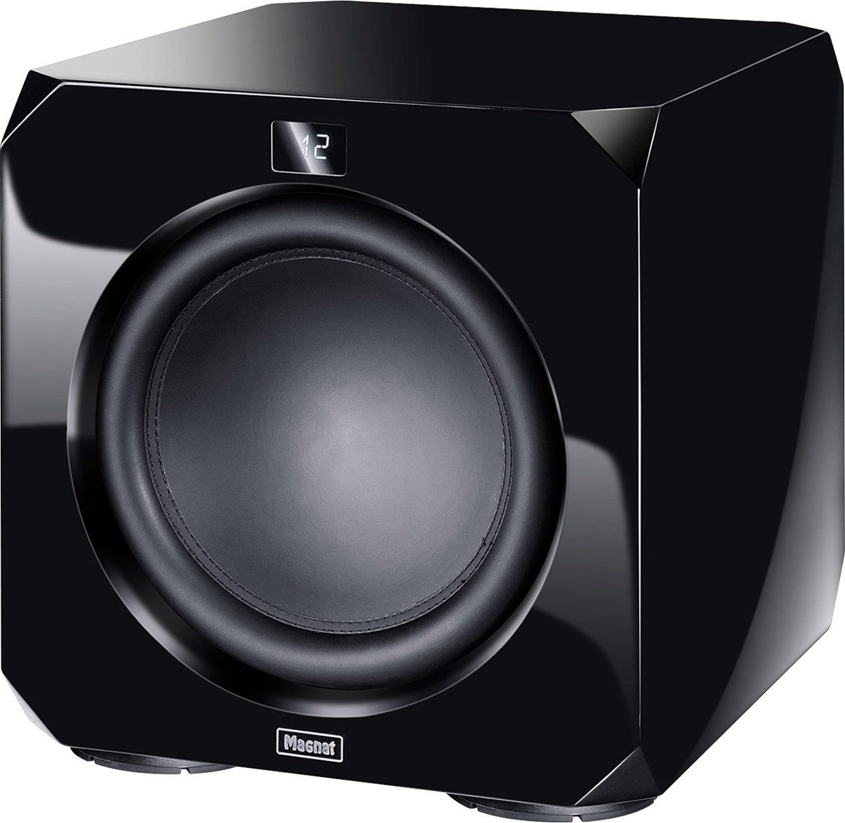 Magnat Omega CS 12 12 Zoll Aktiv-Subwoofer mit 1100 Watt, seidenmatt schwarz Subwoofer