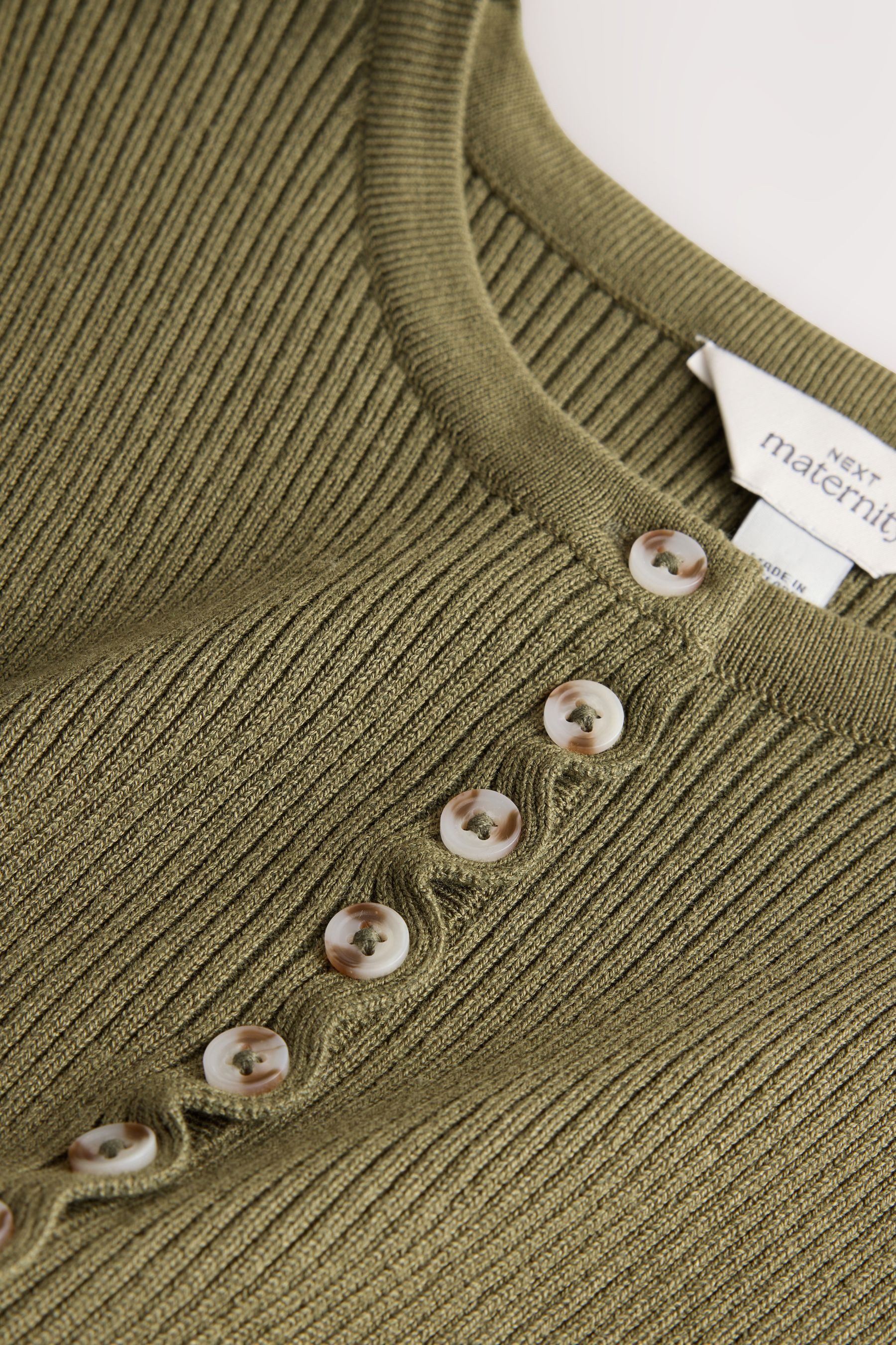 Next Umstandskleid Langärmeliges Strickkleid, Umstandsmode (1-tlg) – Bild 5 von 5