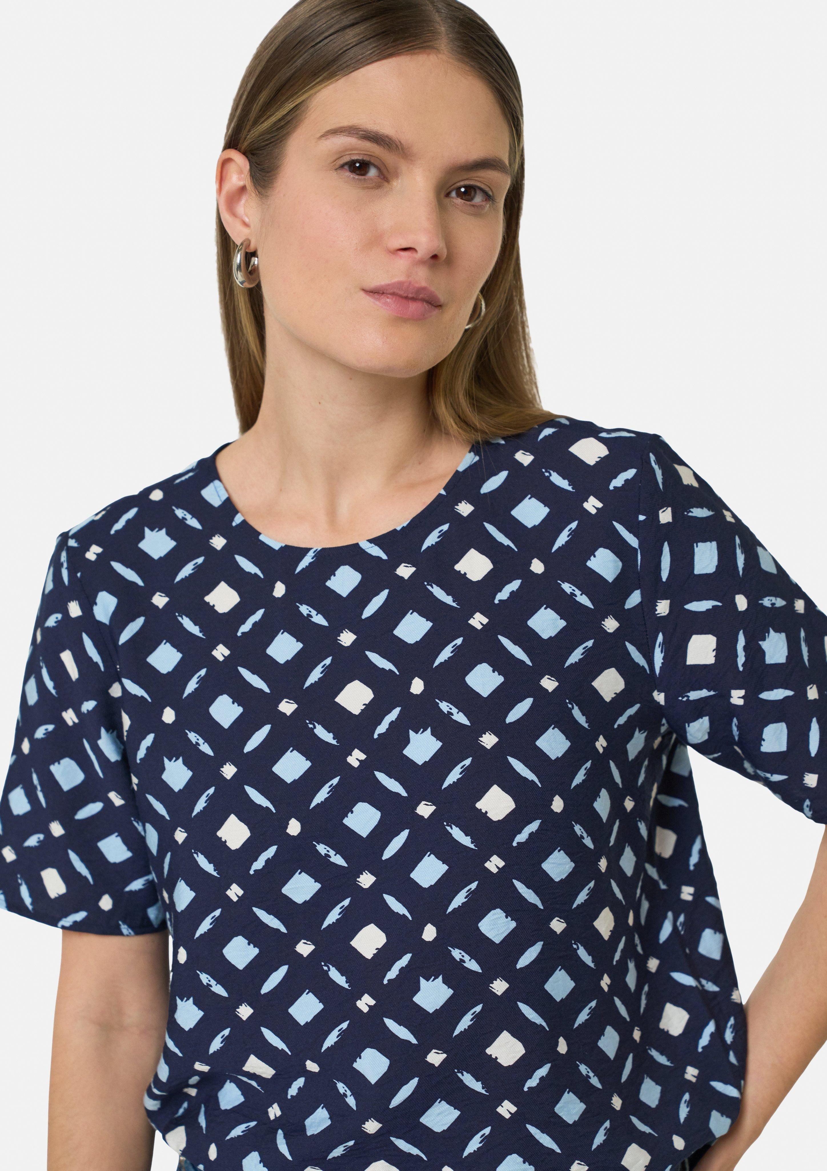 comma casual identity Kurzarmbluse Twilllbluse mit günstig online kaufen