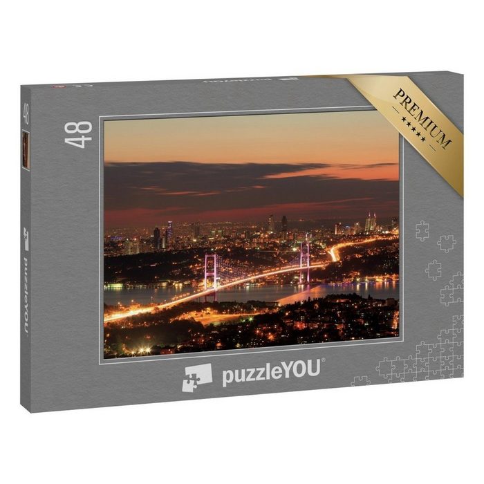 puzzleYOU Puzzle Bosporus-Brücke Istanbul 48 Puzzleteile puzzleYOU-Kollektionen Türkei