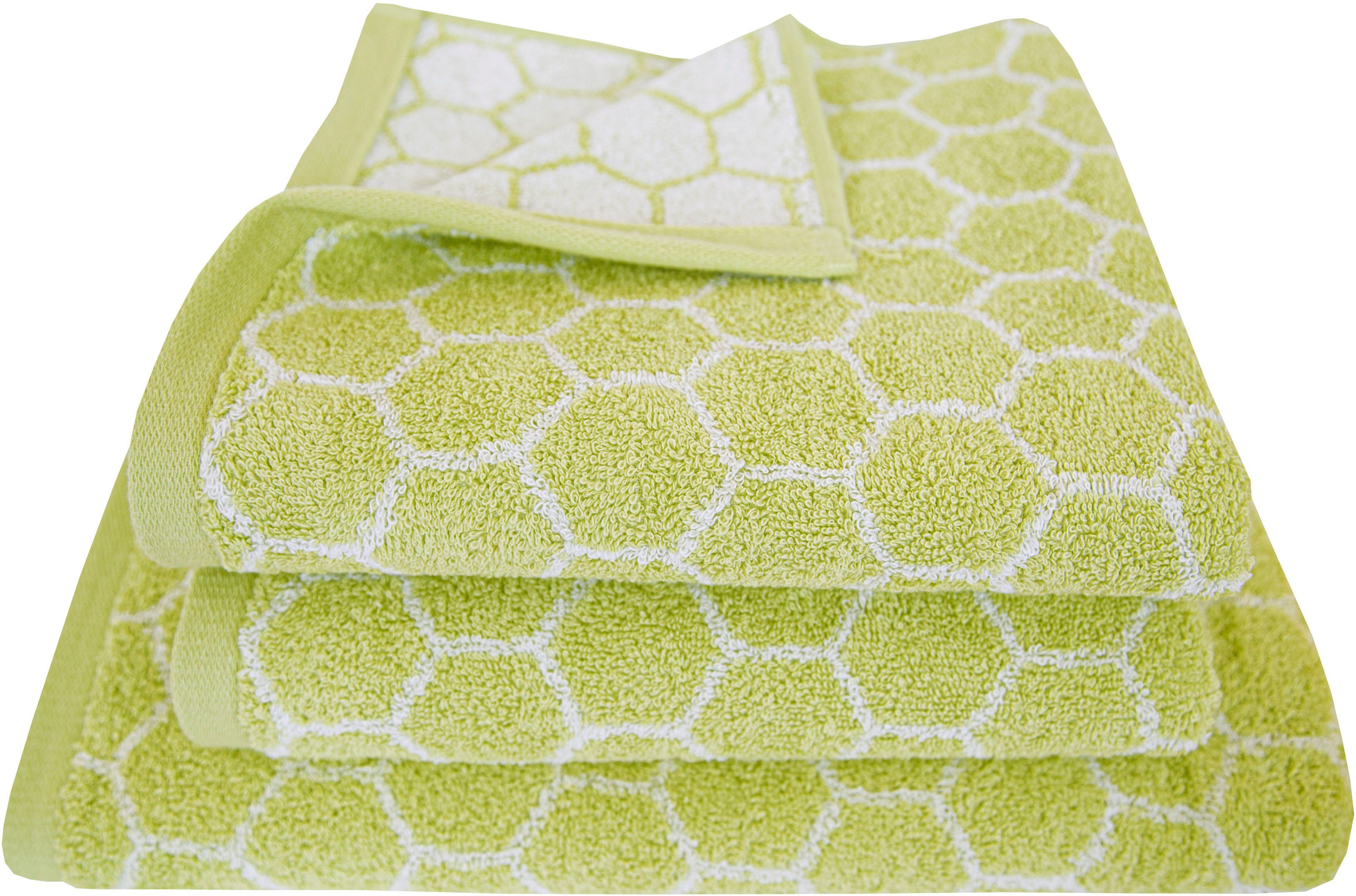 Dyckhoff Handtuch Set »Pure Natural Honey«, Set, 3 tlg., Frottier, 2 Handtü günstig online kaufen