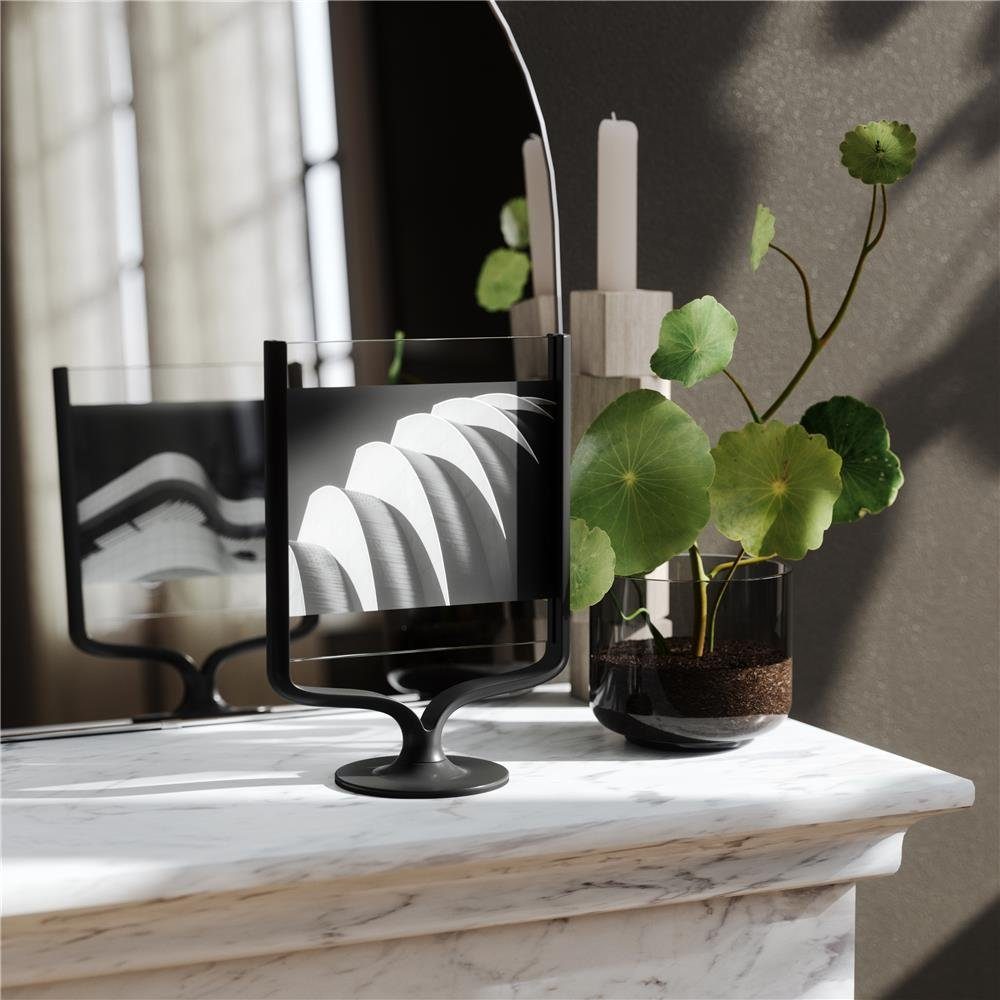 Umbra Bilderrahmen Wishbone, in Schwarz für Fotogrößen 10 x 15 und 13 x 18 cm