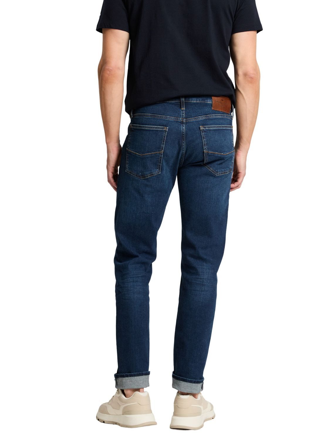 Cross Jeans Herren Jeans Damien - Slim Fit - Blau - Stone günstig online kaufen