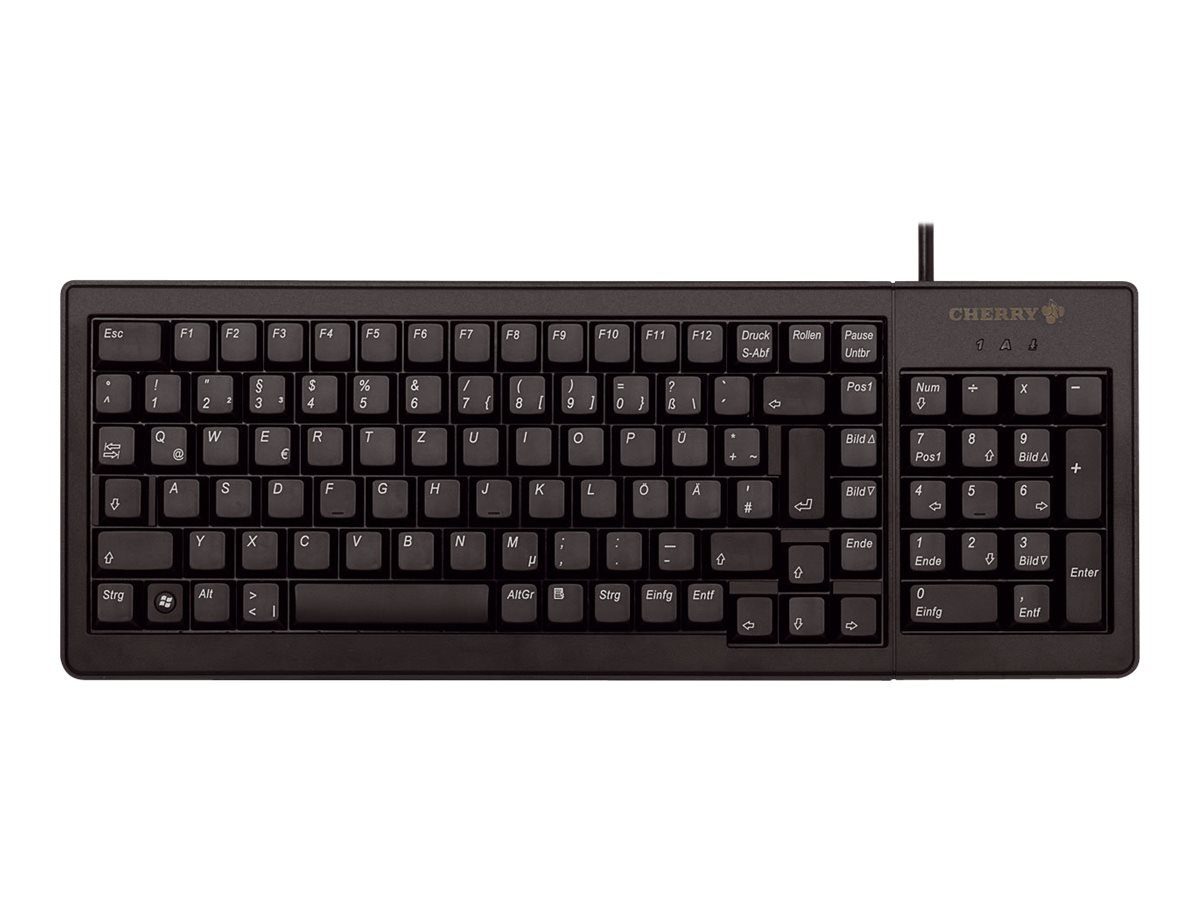 Cherry CHERRY Tas Cherry G84-5200LCMDE-2 XS Complete Keyboard USB schwarz USB-Tastatur