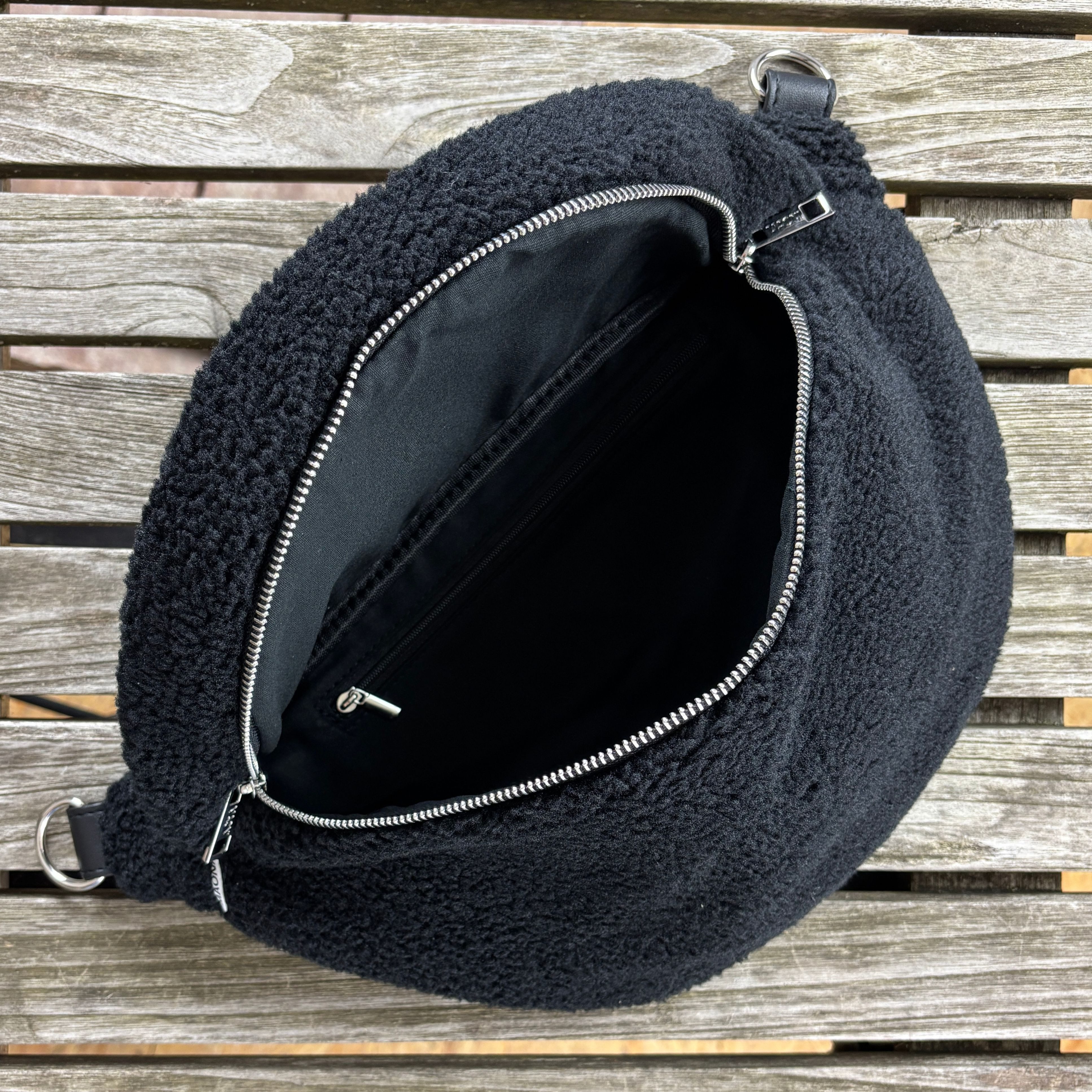 MAONI Bauchtasche Teddy Schwarz (Spar-Set, Bestandteile: 1x Tasche, 2x Tasc günstig online kaufen