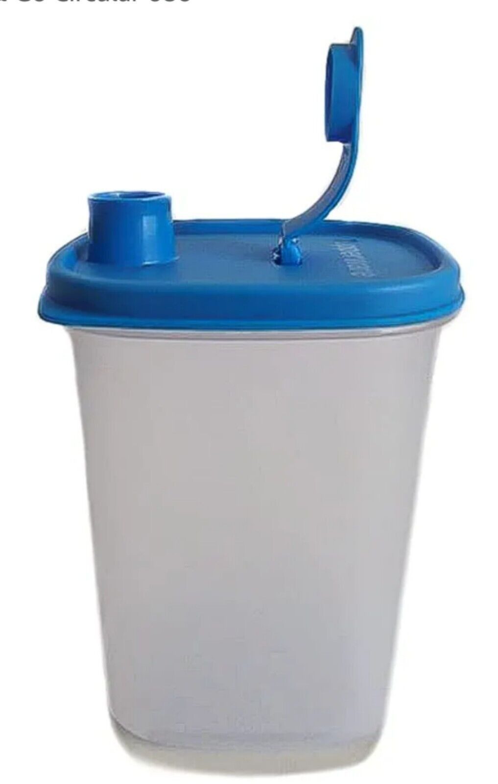 TUPPERWARE Trinkflasche Tupperware Erfrischer mit hellblauen Deckel ohne Sieb