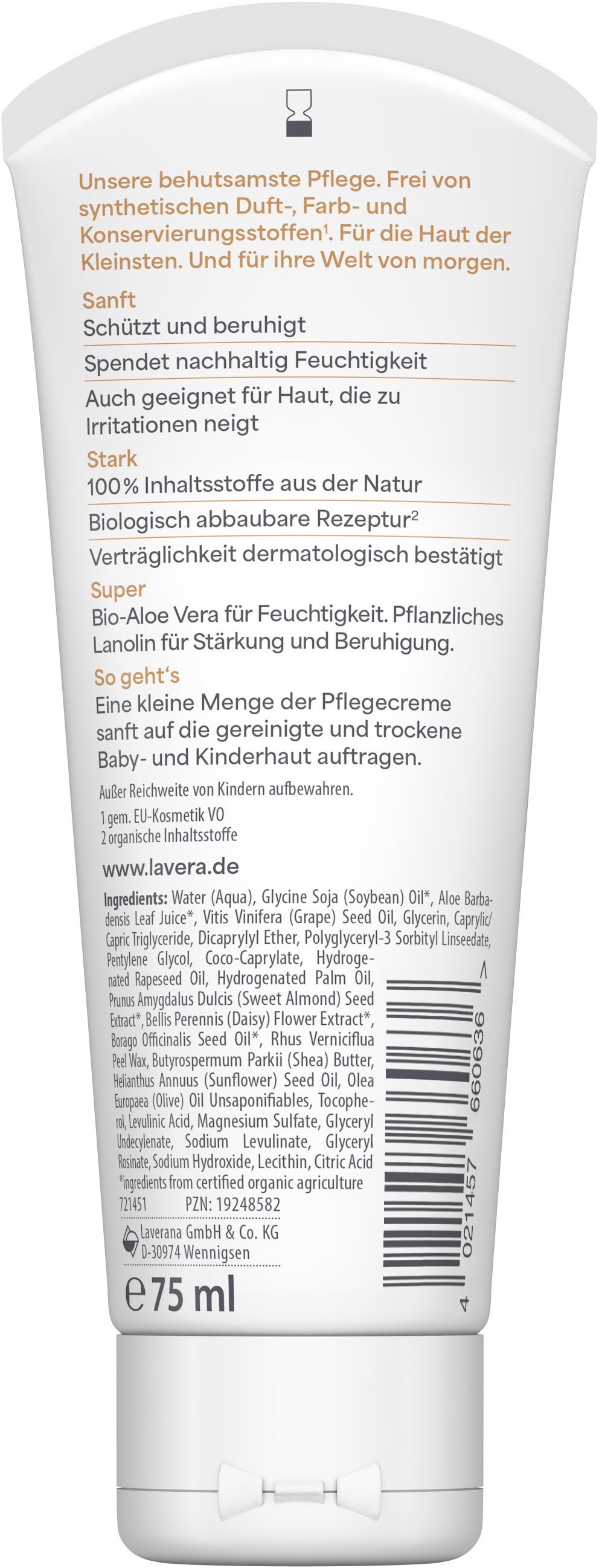 lavera Körpercreme Baby & Kinder Pflegecreme