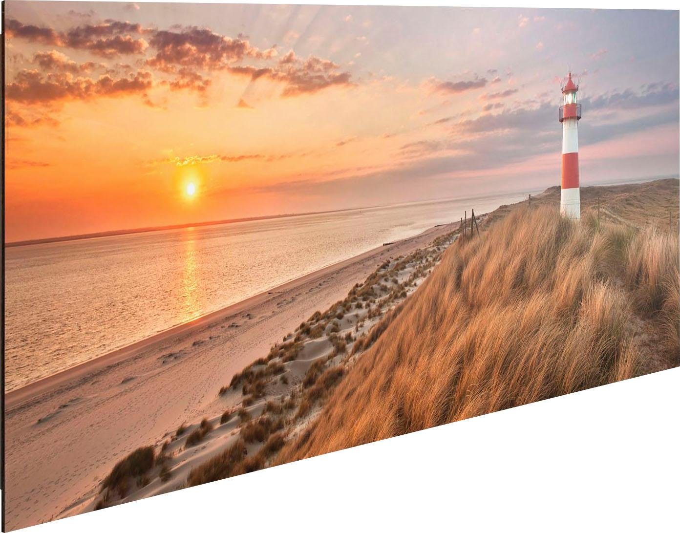 Reinders! Deco-Panel Leuchtturm Sonnenuntergang