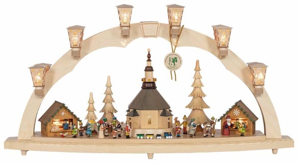 Richard Glaesser Schwibbogen Lichterbogen Seiffener
