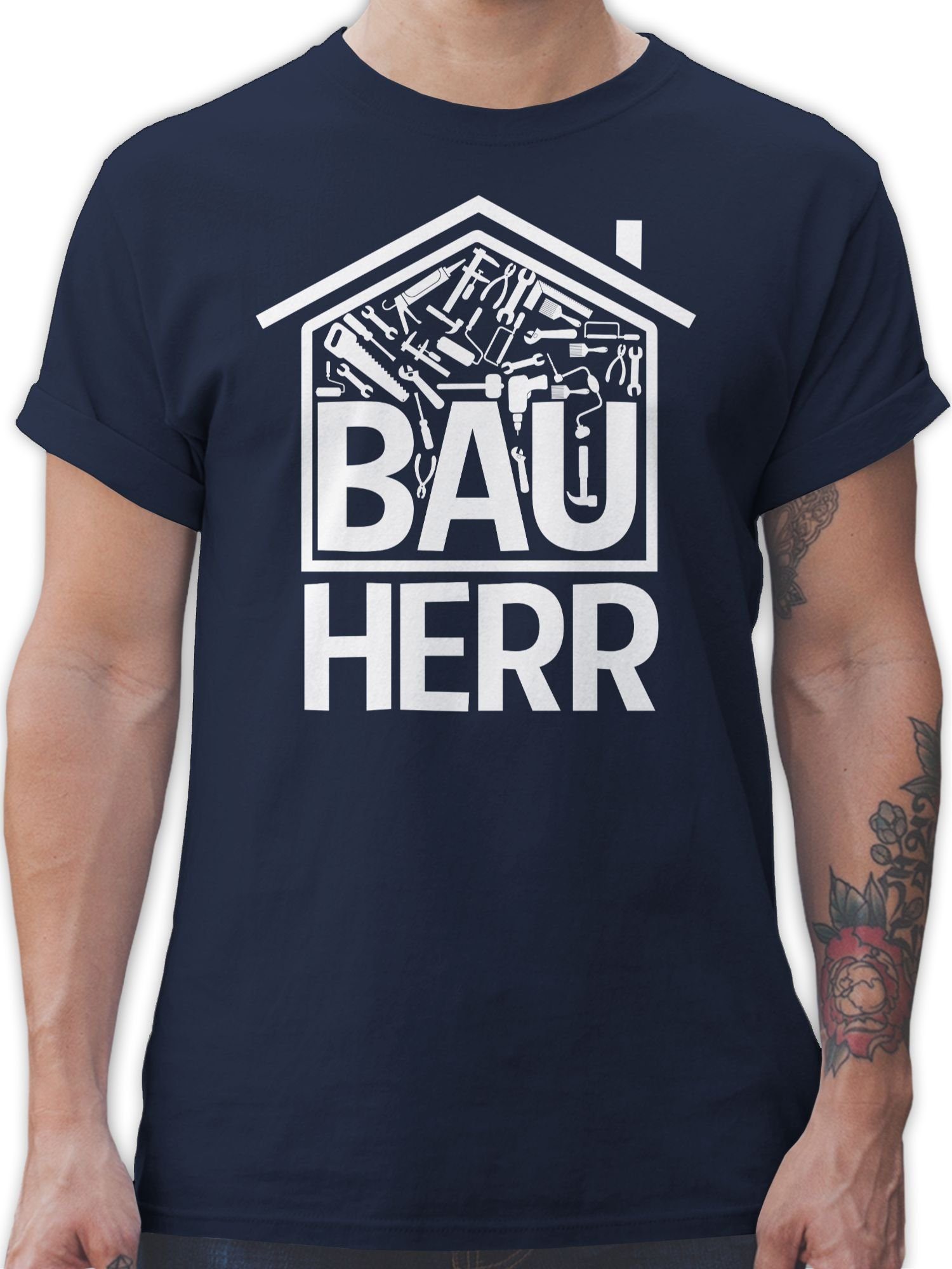 T-Shirt Bauherr Werkzeuge