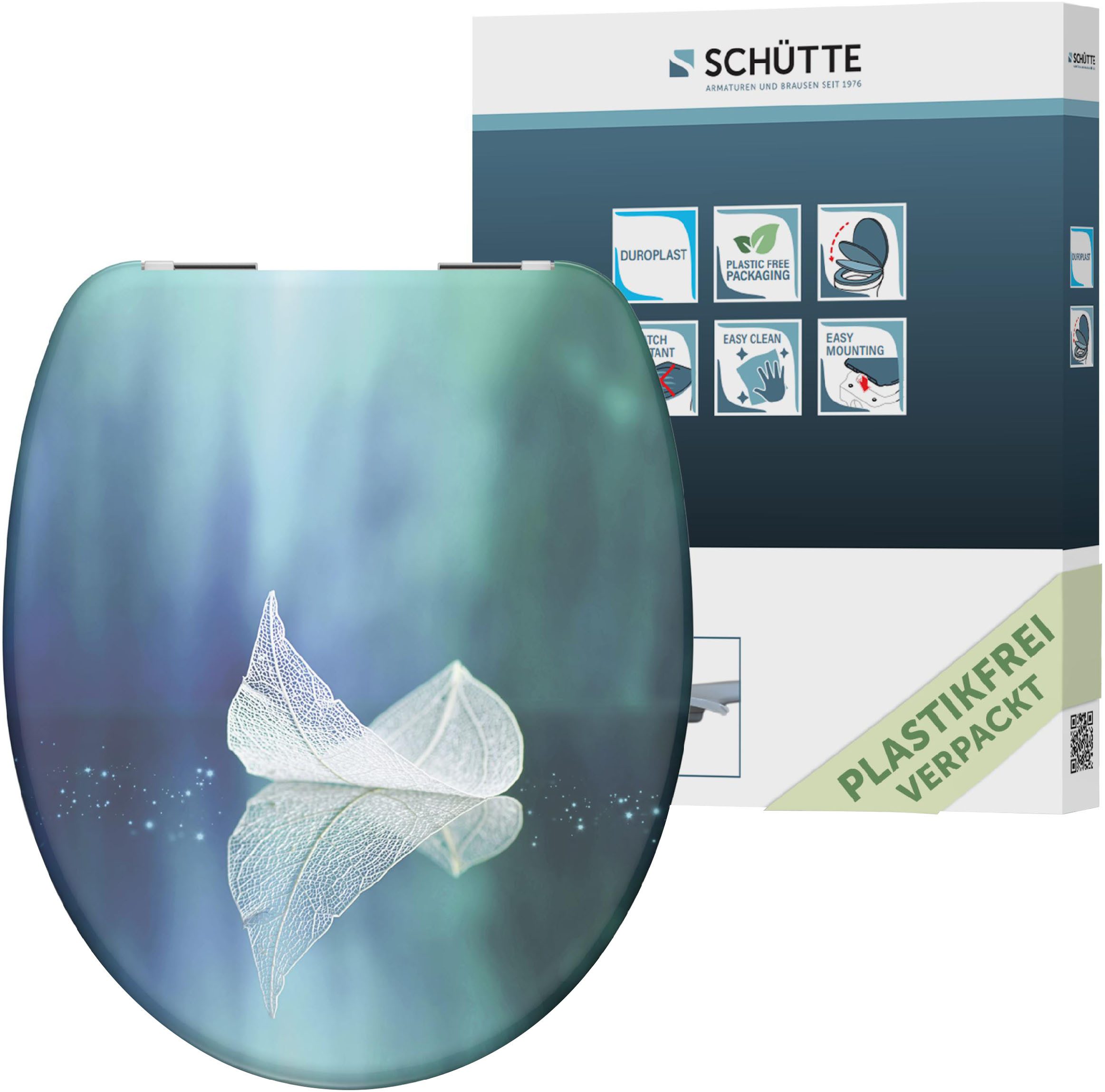 Schütte WC-Sitz Fallen Leaf, Duroplast, mit Absenkautomatik günstig online kaufen