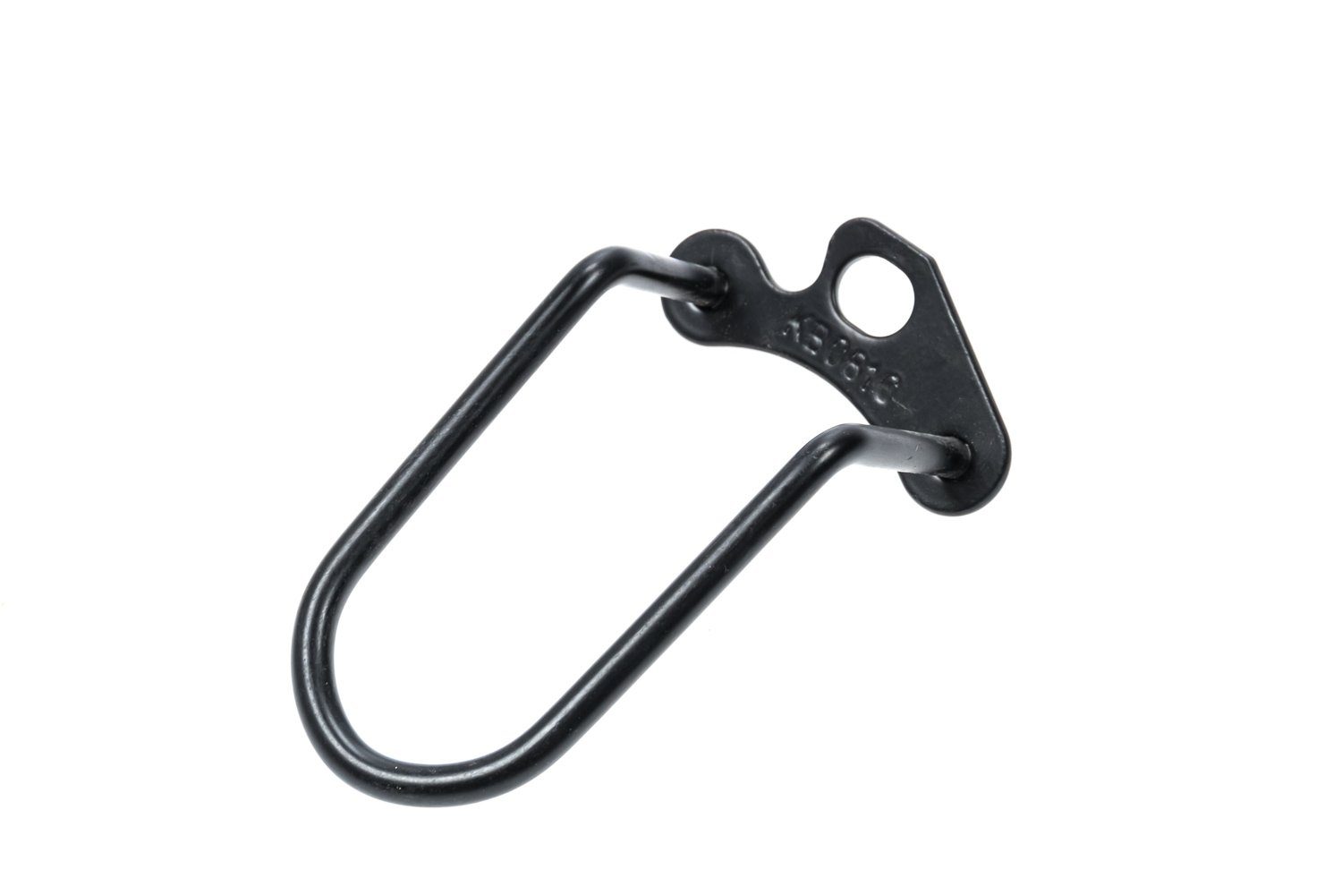 Schaltung Fahrrad Schaltwerk Schutz Bügel 80 mm lang Stoßsicher Schwarz matt