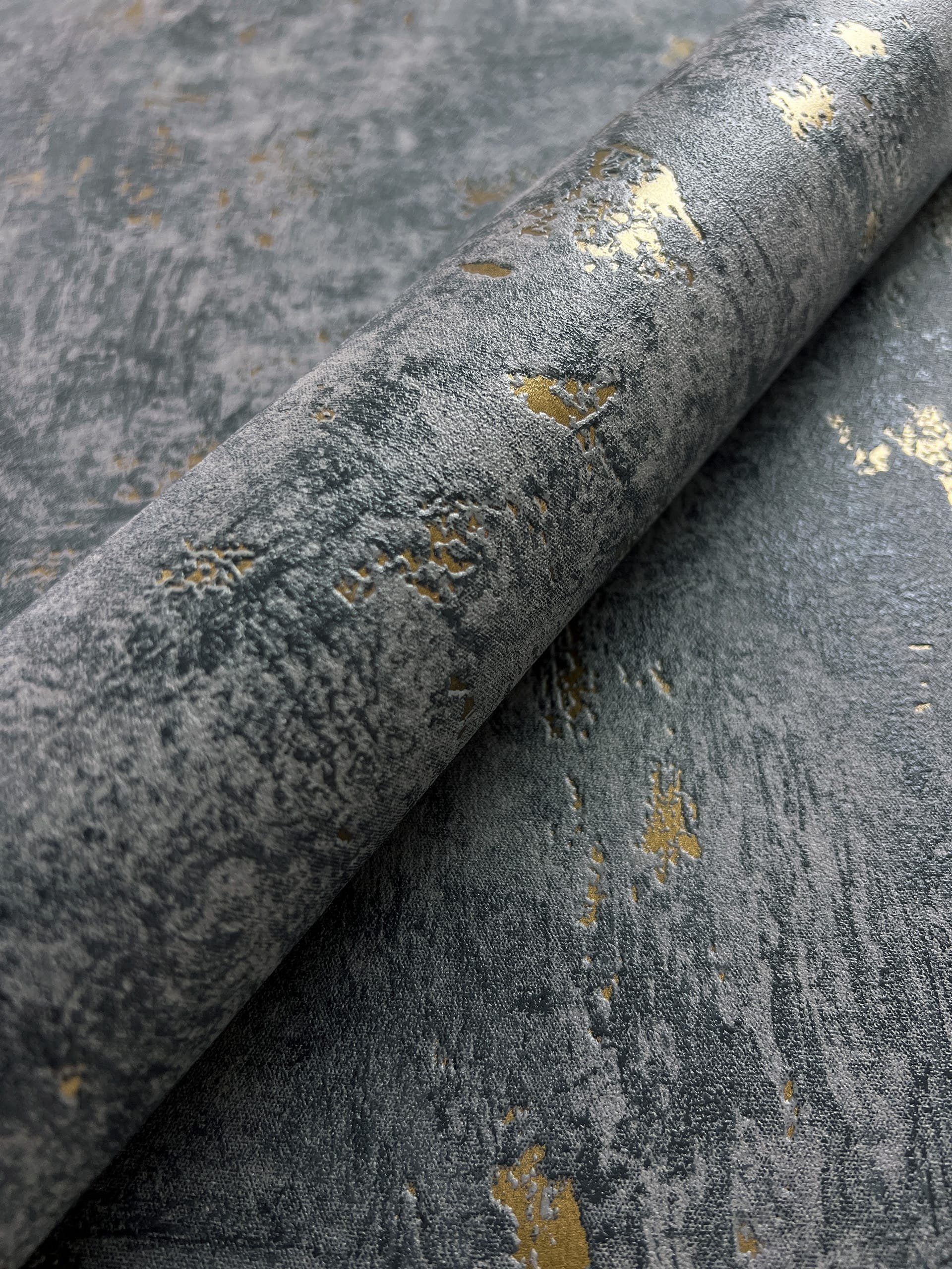 Newroom Vliestapete Kehda Anthrazit Tapete Betonoptik Beton,Zement,Metallic günstig online kaufen