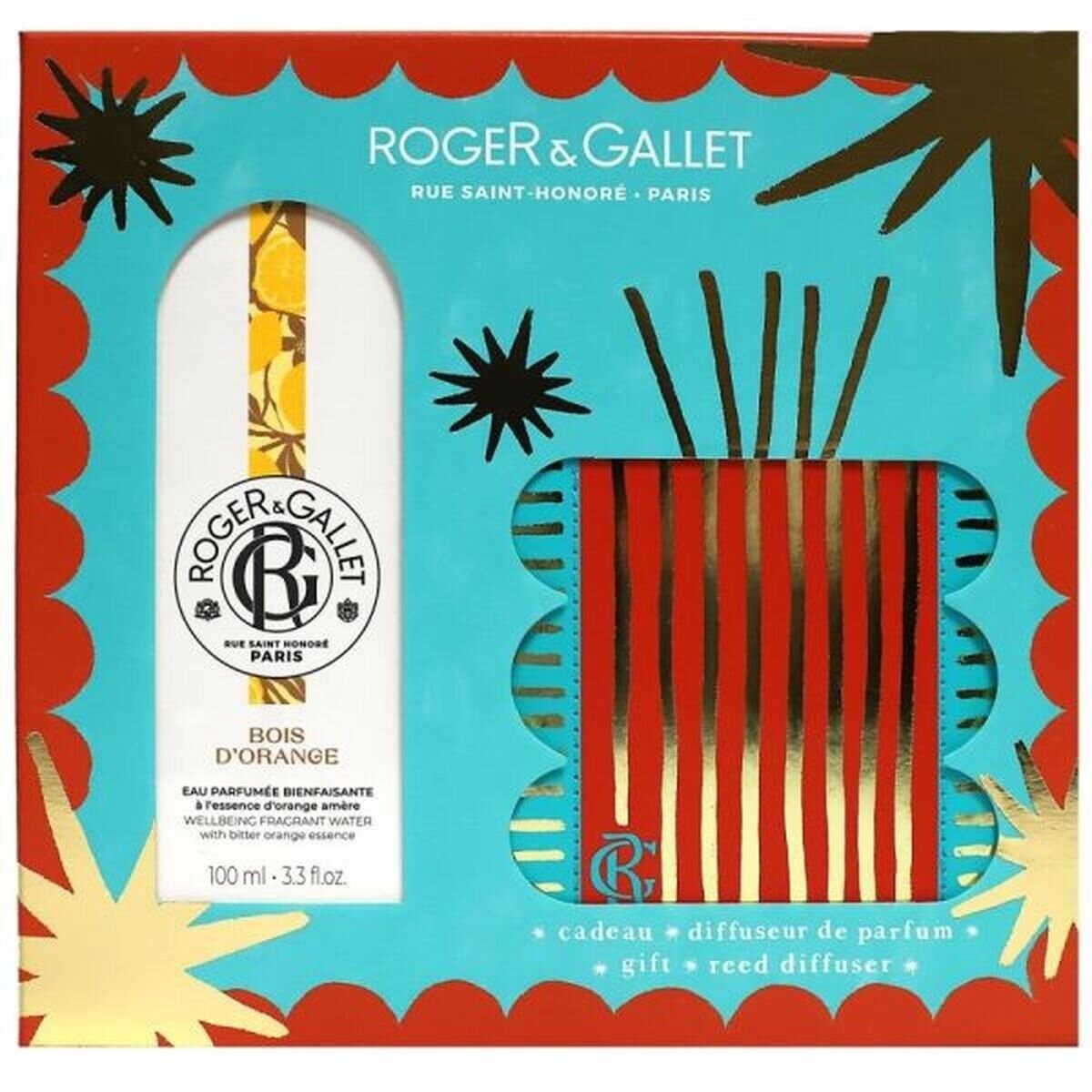 ROGER & GALLET Duft-Set BOIS D'ORANGE WOHLFÜHL-SET MIT DUFTWASSER