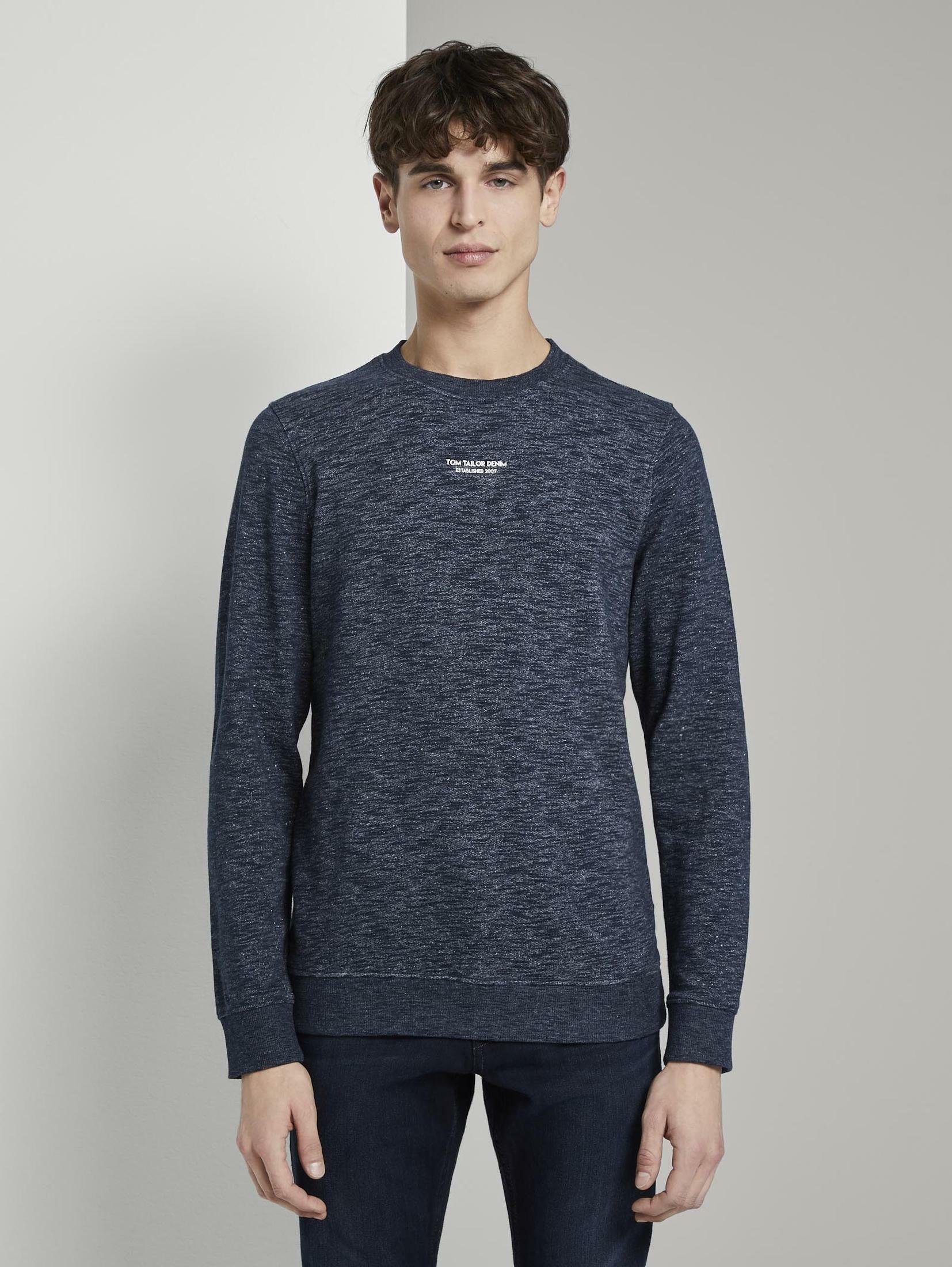TOM TAILOR Denim Sweatshirt »Sweatshirt mit Print« OTTO
