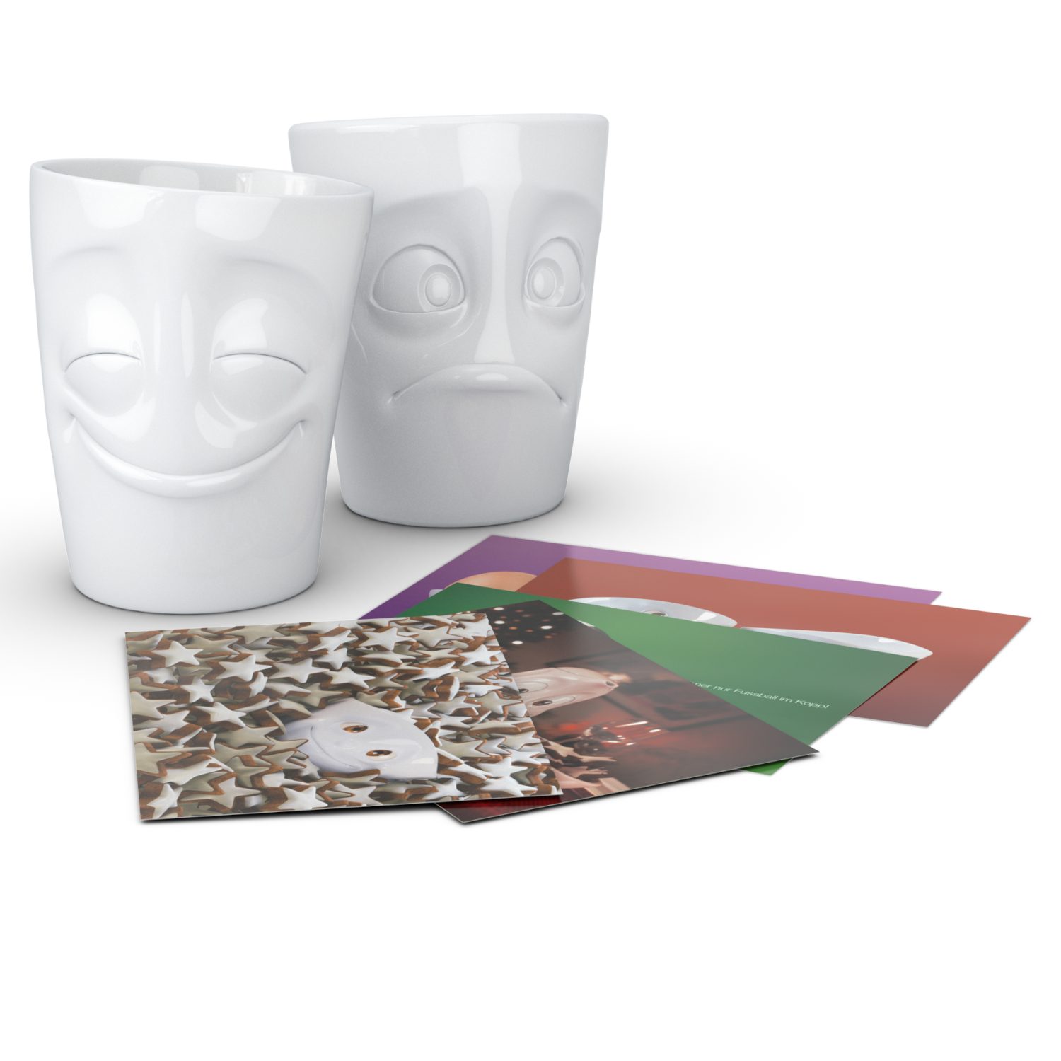 FIFTYEIGHT PRODUCTS Becher FIFTYEIGHT Becher-Set, 2-tlg., Porzellan, Hartporzellan in bruchsicherer Hotelqualität