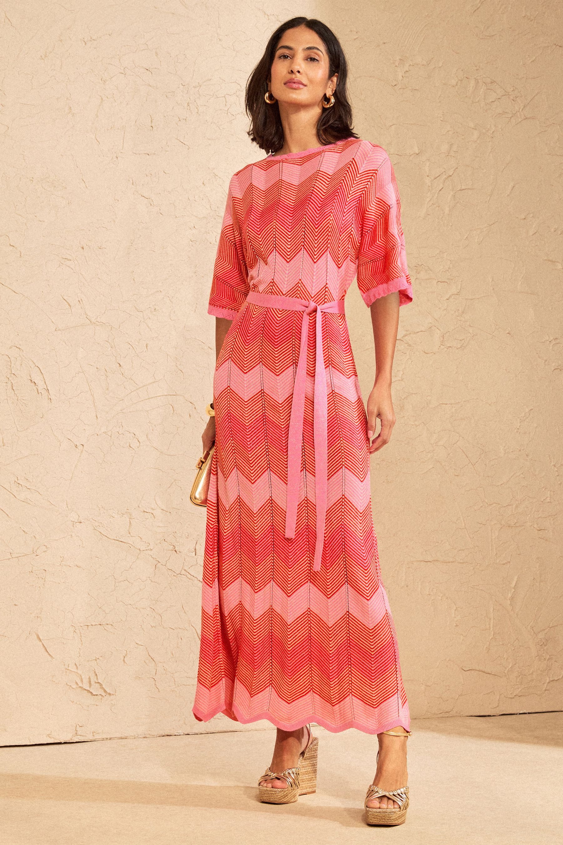 Love & Roses Strickkleid Love & Roses Kleid (1-tlg)