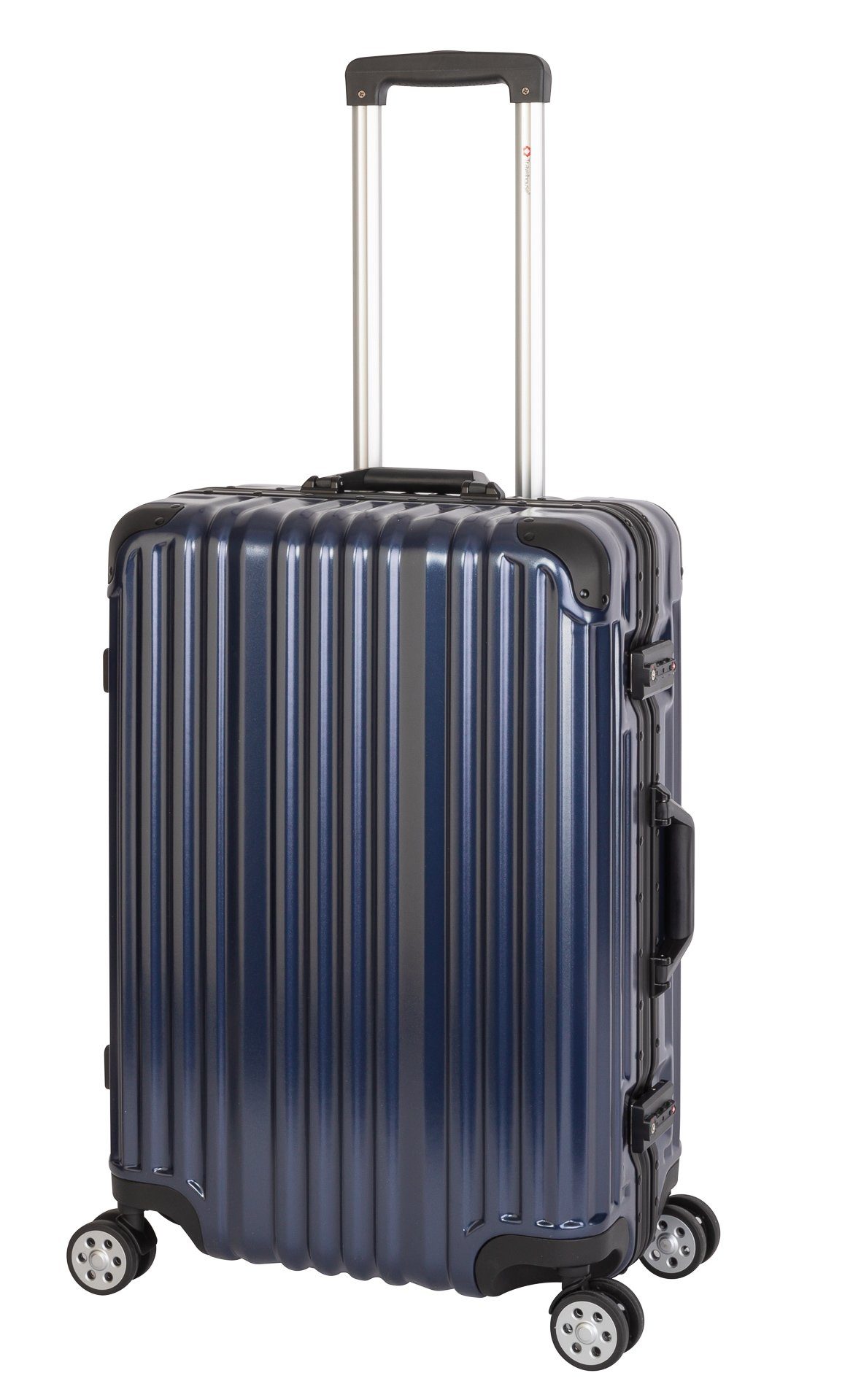 Travelhouse Hartschalen-Trolley London, 4 Rollen Blau