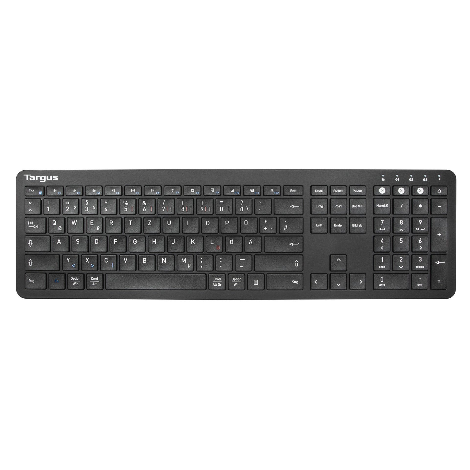 Targus Antimicrobial Multi-Device Bluetooth Keyboard (DE) Tastatur
