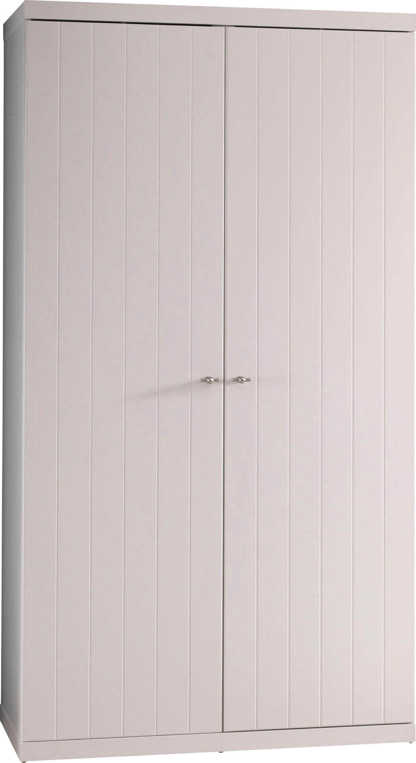 Vipack Kleiderschrank (Made in Europe) Kleiderschrank mit 2 Türen, Hängemöglichkeit und Wäschefächern