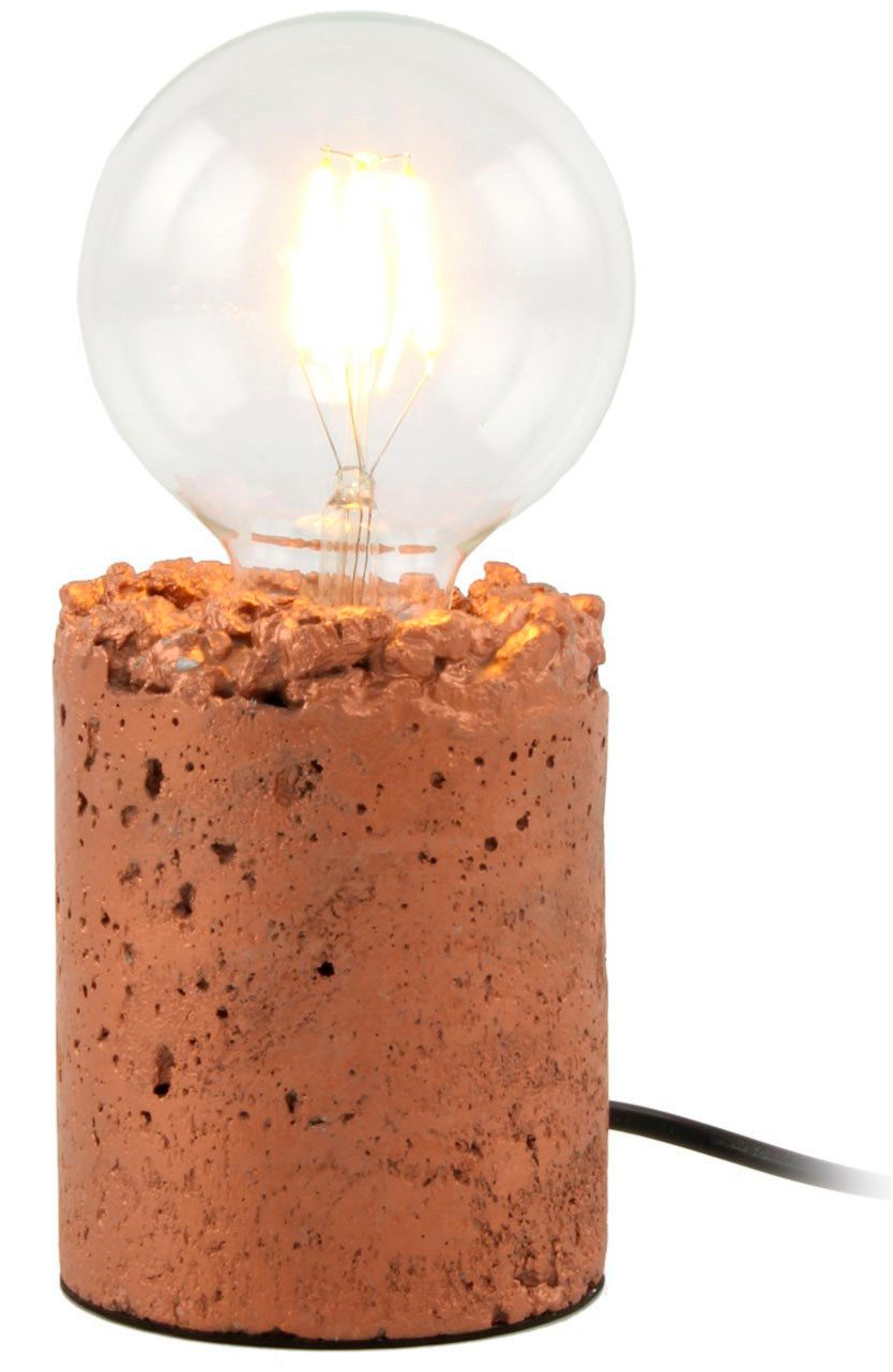 Kayoom Tischleuchte Tischlampe Curacao 525, ohne Leuchtmittel, robust, stabil, Unikat