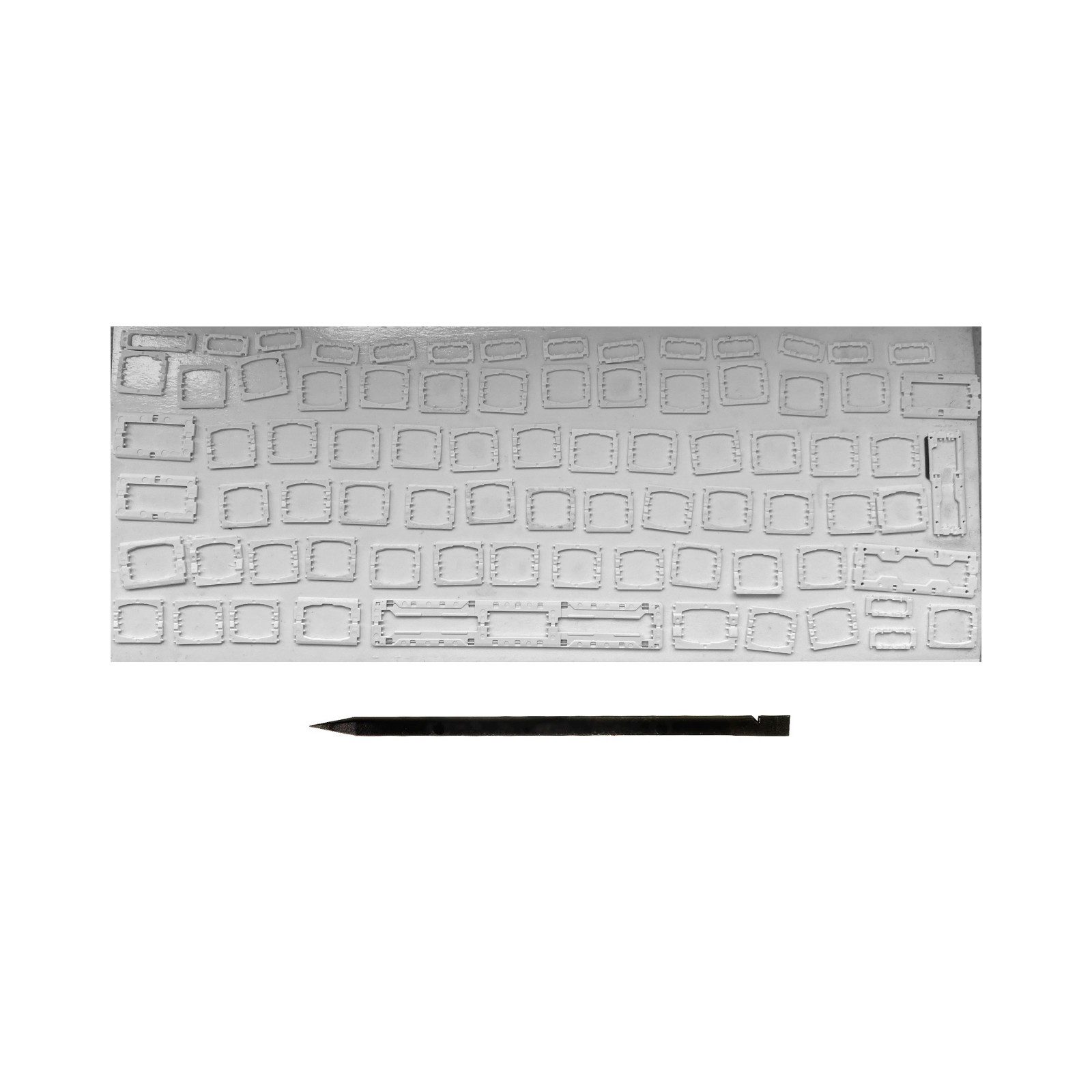 MY LAPTOP SETUP Tastatur-Tastenkappen Scharniere für MacBook Englisches Layout ISO Clip A1708