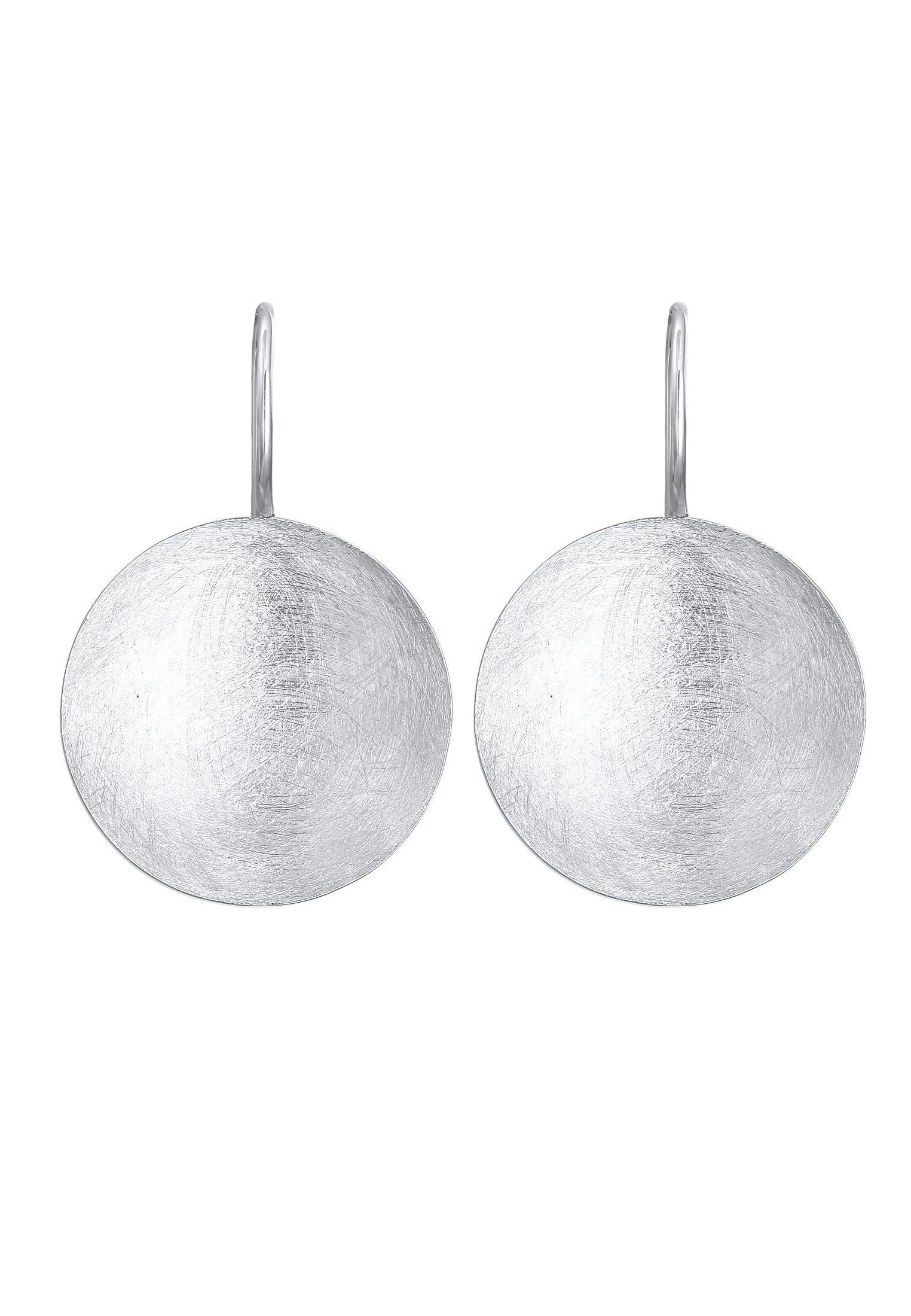 Nenalina Paar Ohrhänger Basic Geo Kreis Brushed Trend 925 Silber günstig online kaufen
