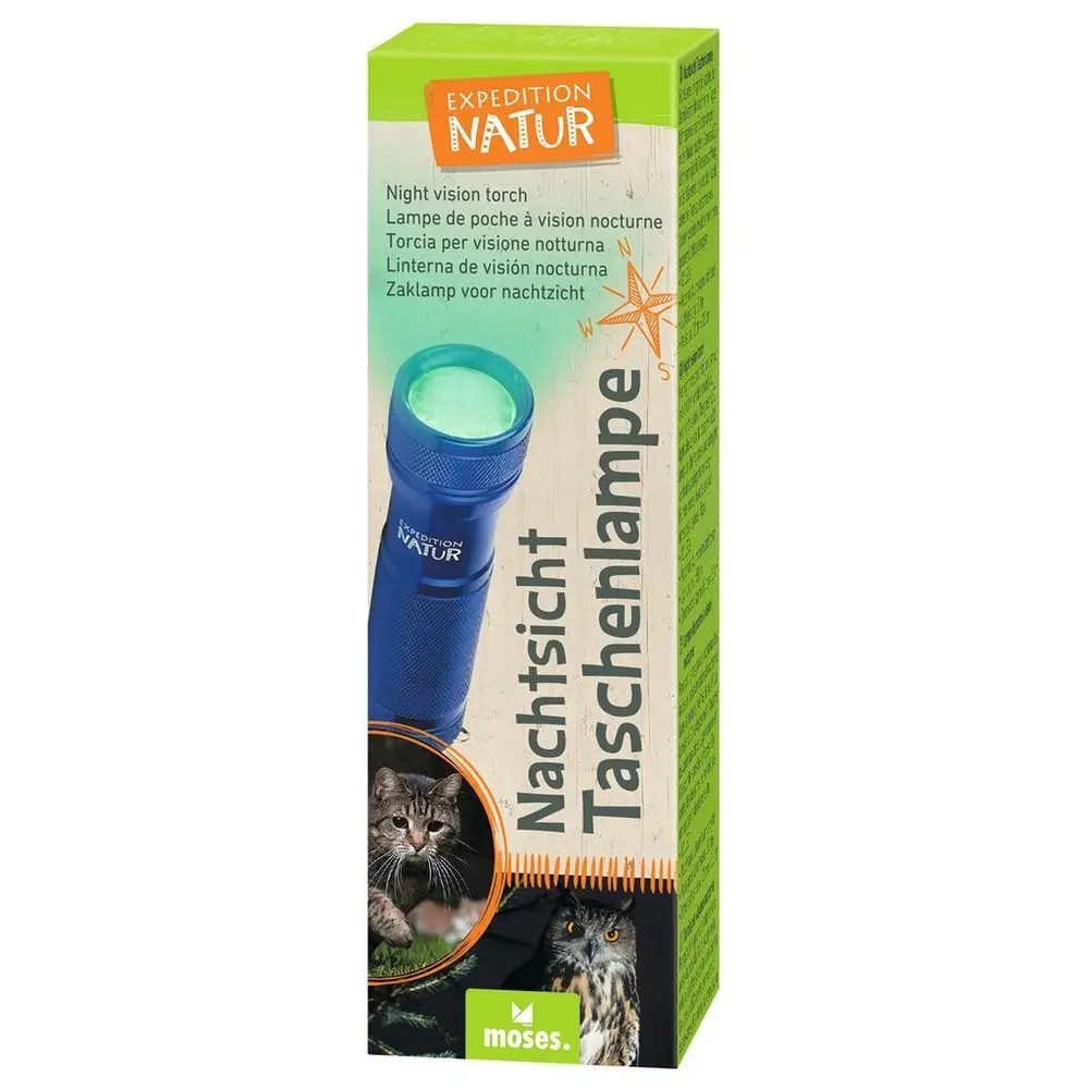 Moses. Verlag Lernspielzeug Expedition Natur Nachtsicht-Taschenlampe
