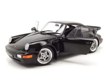 Solido Modellauto Porsche 911 (964) Turbo 3.6 1993 schwarz Modellauto 1:18 Solido, Maßstab 1:18