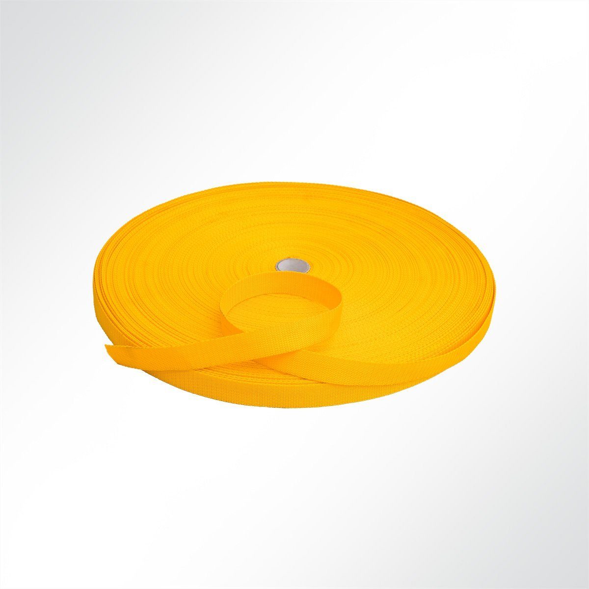 Kg mm Zurrgurt (1-St) Gurtband gelb Polypropylen 25 LYSEL® 240 stark, 1,2mm (PP) breit,