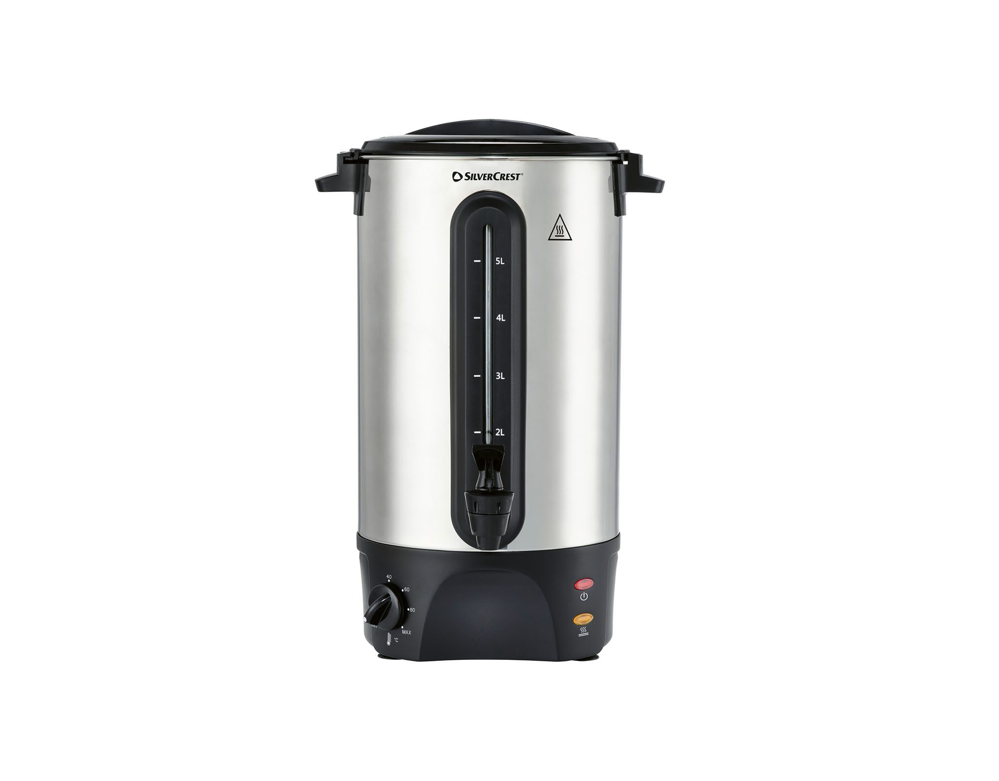 SilverCrest Heißgetränke- und Glühweinautomat Silvercrest Heißgetränkeautomat Glühwein Tee Wasser SHGA 1300 6,6Liter