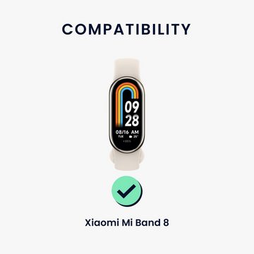 kwmobile Uhrenarmband Sportarmband für Xiaomi Mi Band 8, Armband TPU Silikon Fitnesstracker