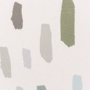 SCHÖNER LEBEN. Stoff Baumwollstoff Dekostoff Digital Striche weiß grün blau1,40m breit, Digitaldruck