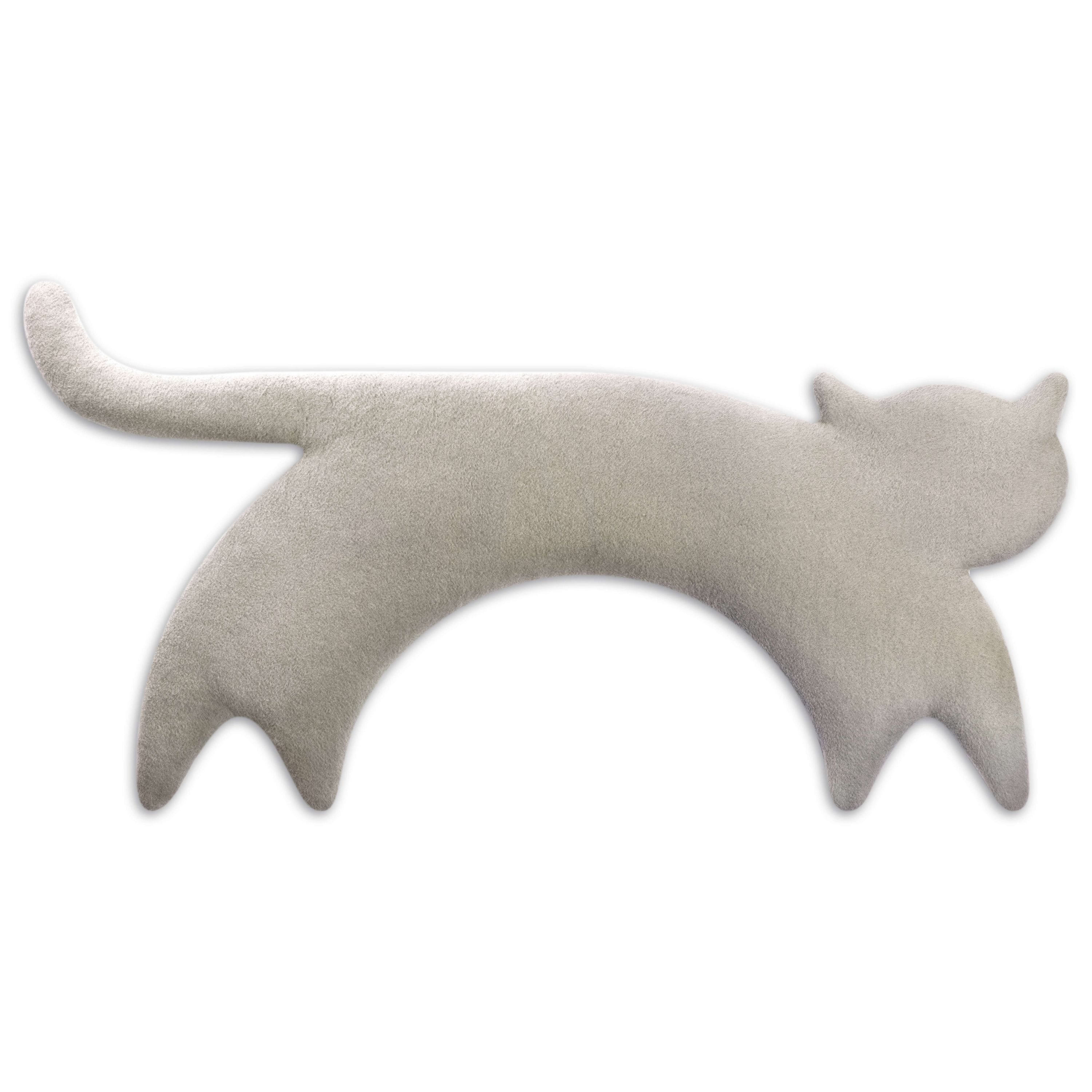 Leschi Wärmekissen für die Mikrowelle, Körnerkissen Nacken & Schulter, Nackenwärmer Katze