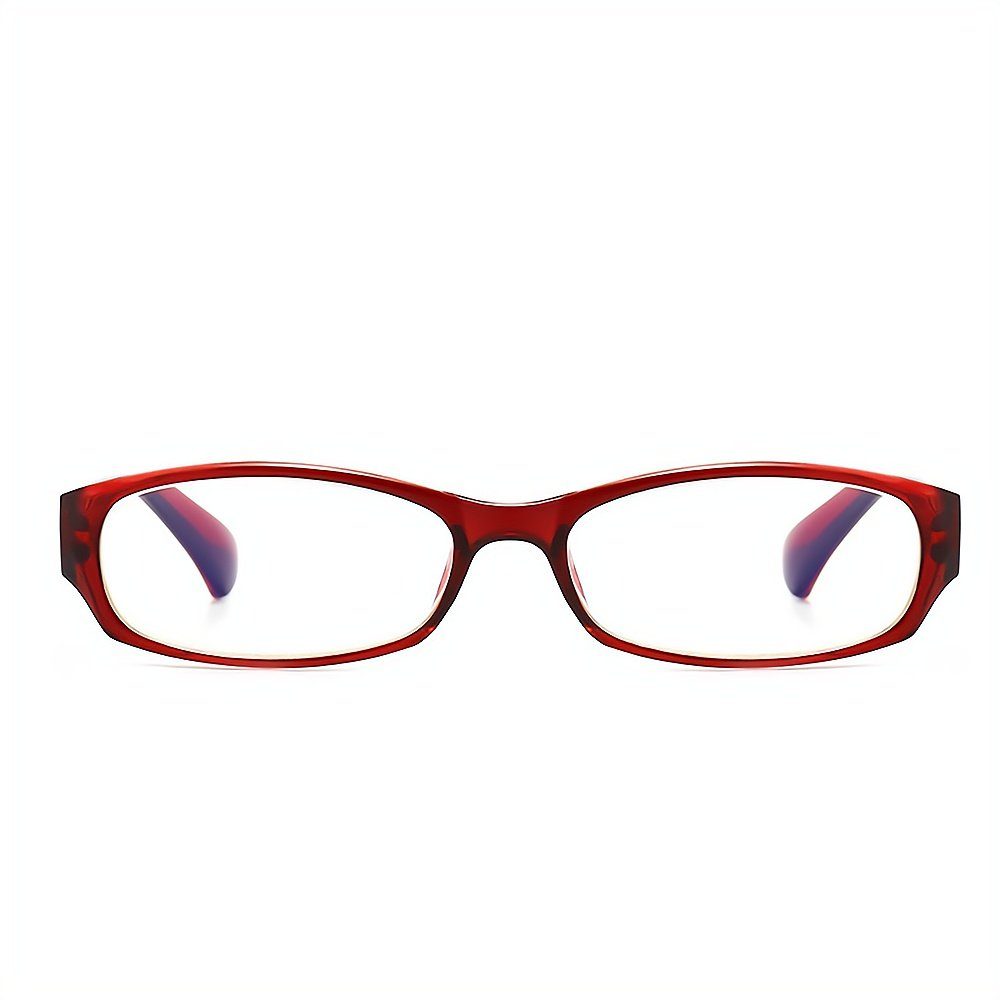 PACIEA Lesebrille Mode bedruckte Rahmen anti blaue presbyopische Gläser rot