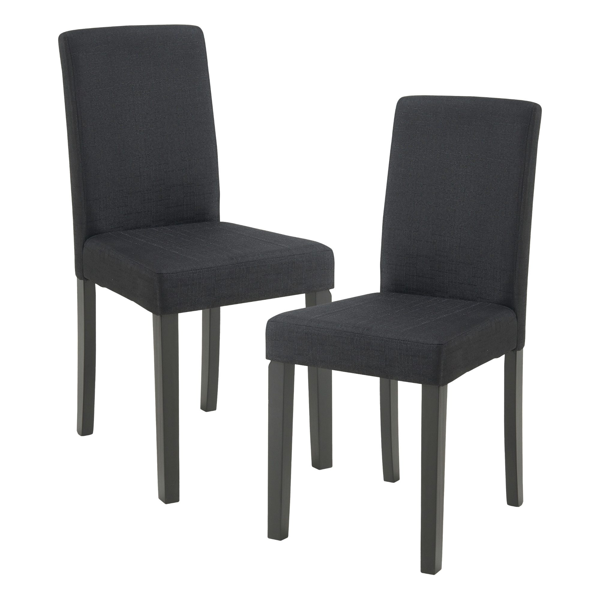 en.casa Esszimmerstuhl (Set, 2 St), »Hamburg« Polsterstuhl Textil Holzbeine günstig online kaufen