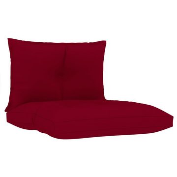 vidaXL Polsterauflage Palettensofa-Auflagen 2 Stk Weinrot Stoff