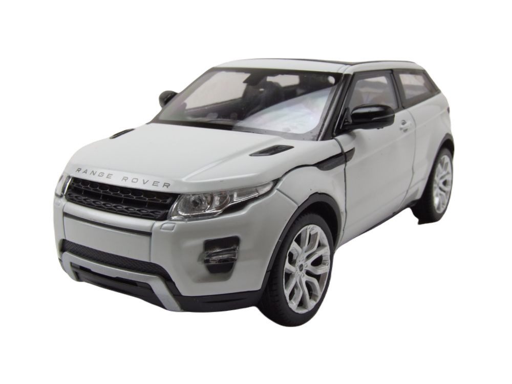 Welly Modellauto Land Rover Range Rover Evoque 2011 weiß, Maßstab 1:24