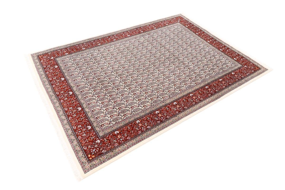 Orientteppich Moud 12 mm Höhe: Handgeknüpfter Orientteppich rechteckig, Trading, / Perserteppich, 208x293 Nain